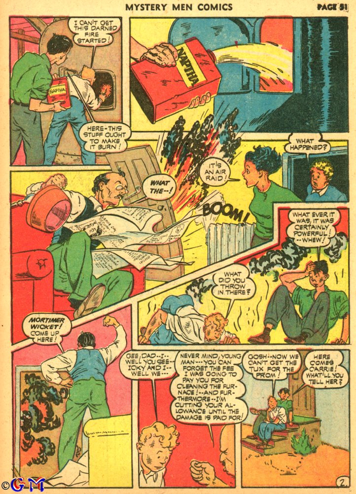 Read online Mystery Men Comics comic -  Issue #25 - 52