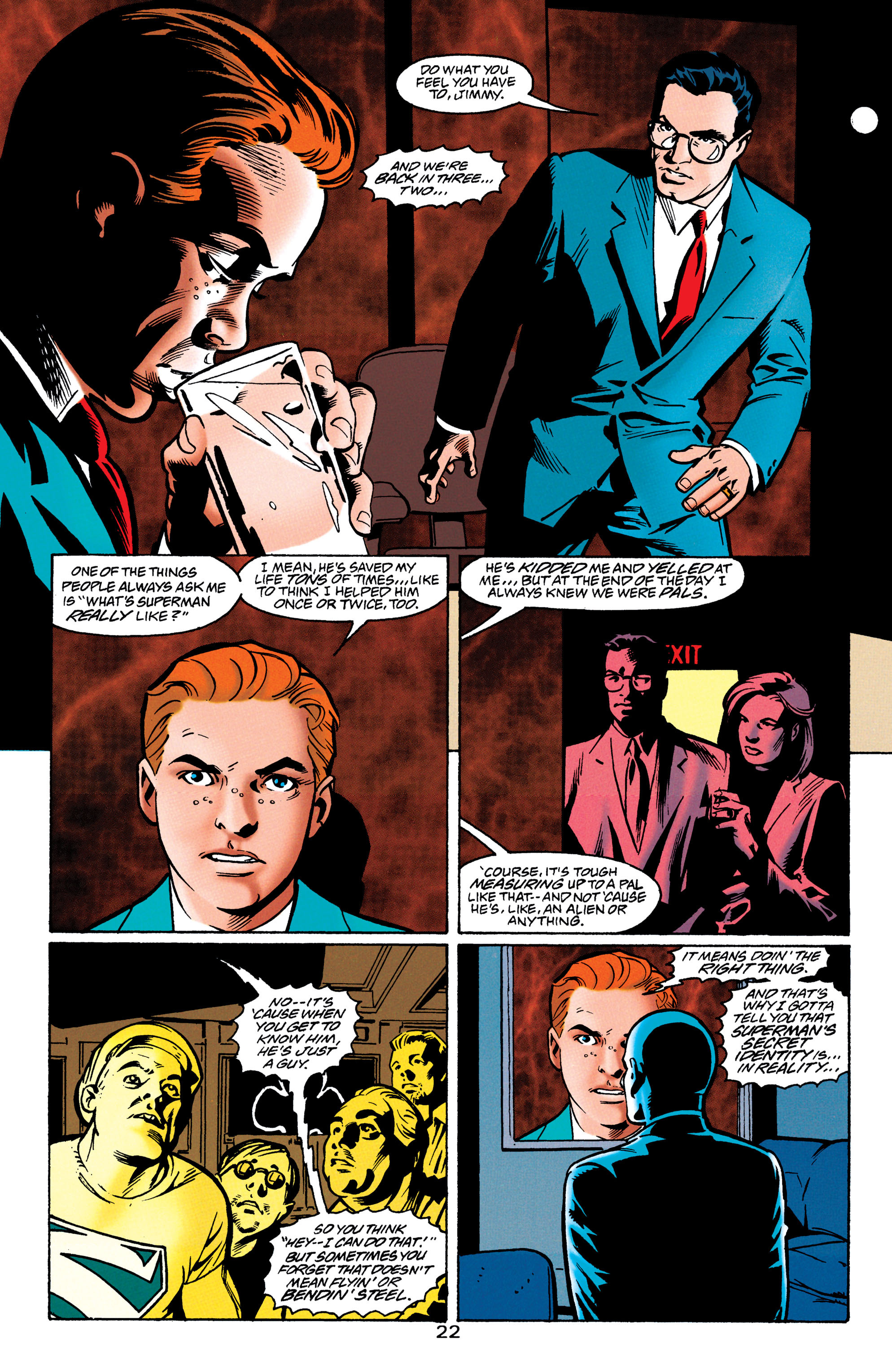 Read online Adventures of Superman (1987) comic -  Issue #550 - 23