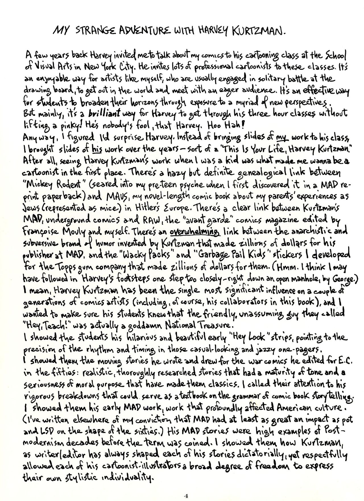 Read online Harvey Kurtzman's Strange Adventures comic -  Issue # TPB - 7