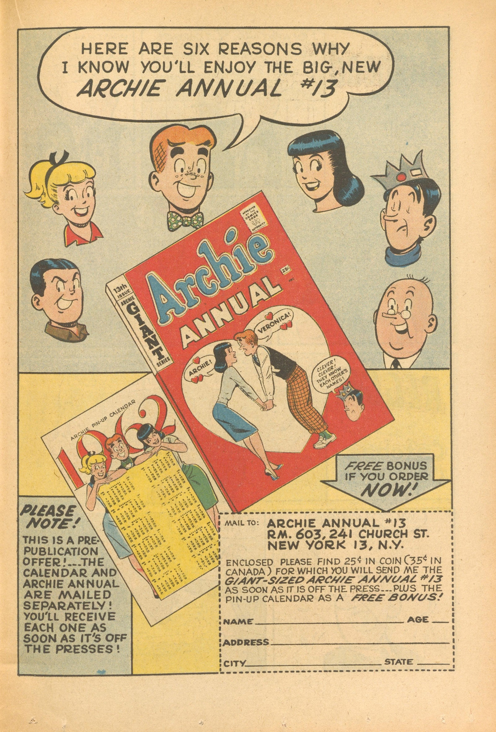 Read online Archie's Joke Book Magazine comic -  Issue #54 - 19