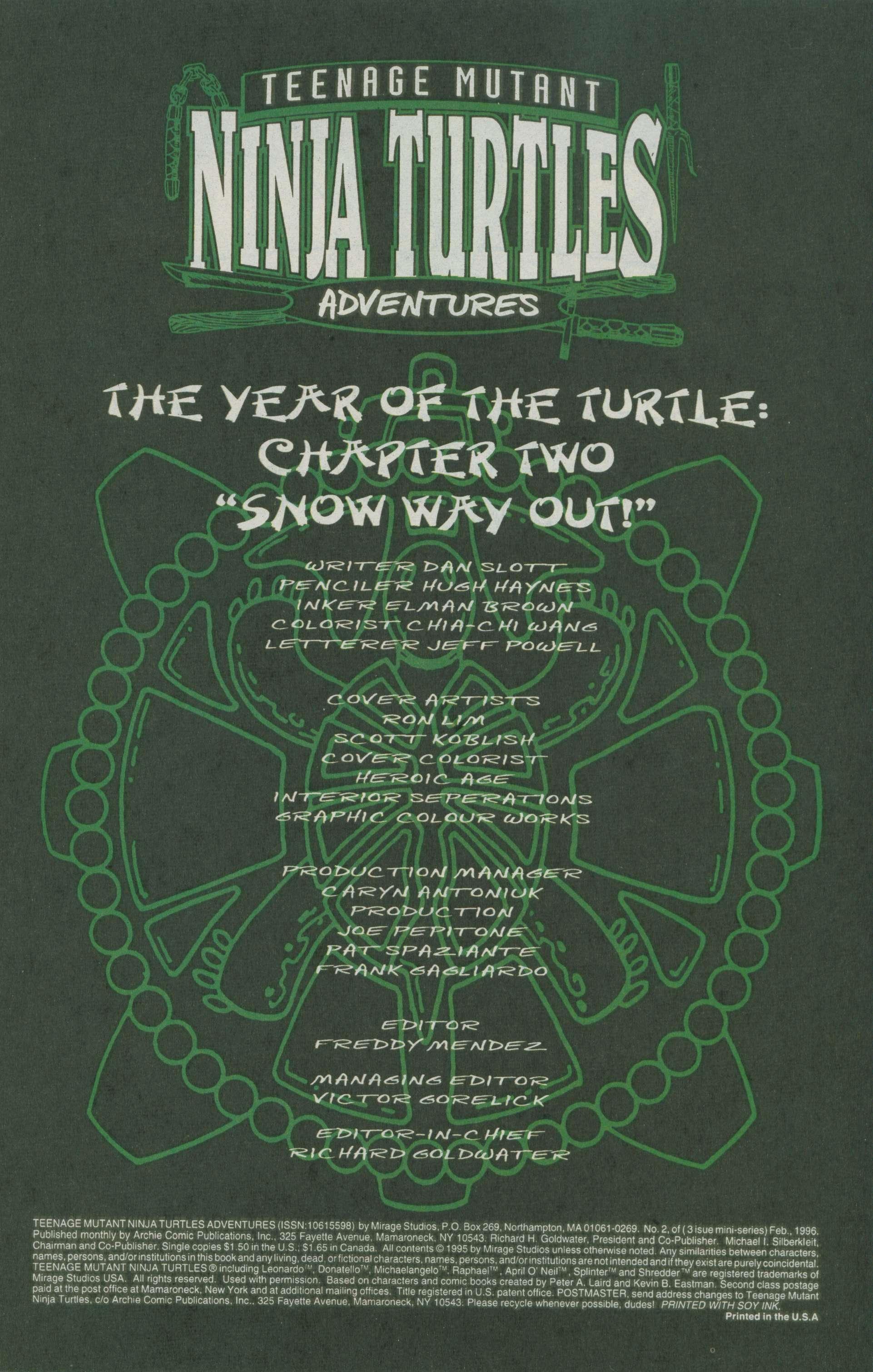 Read online Teenage Mutant Ninja Turtles Adventures (1996) comic -  Issue #2 - 3