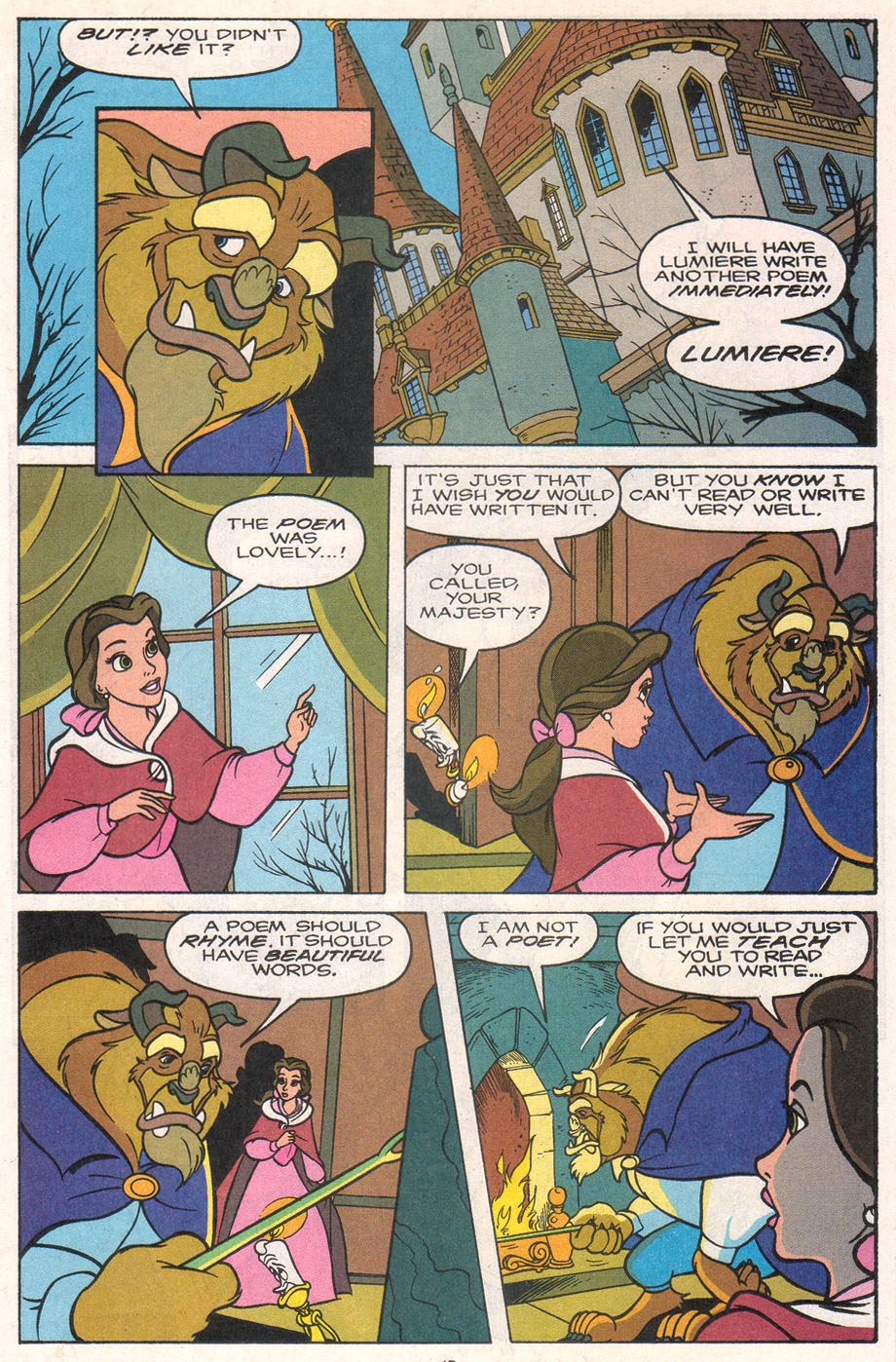 Read online Disney's Beauty and the Beast comic -  Issue #6 - 19