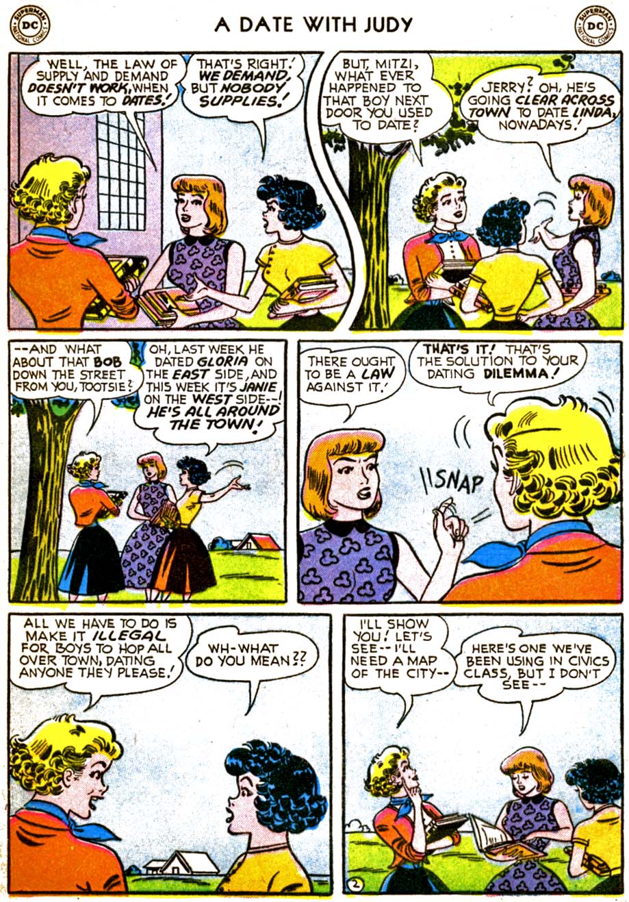 Read online A Date with Judy comic -  Issue #50 - 29