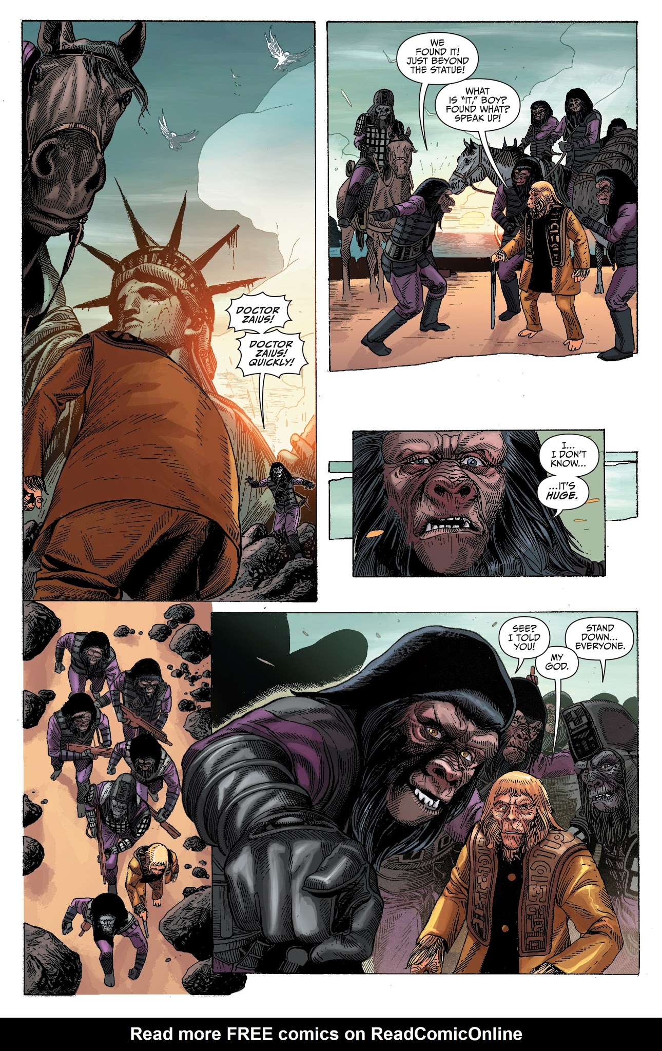 Read online Kong on the Planet of the Apes comic -  Issue #1 - 5