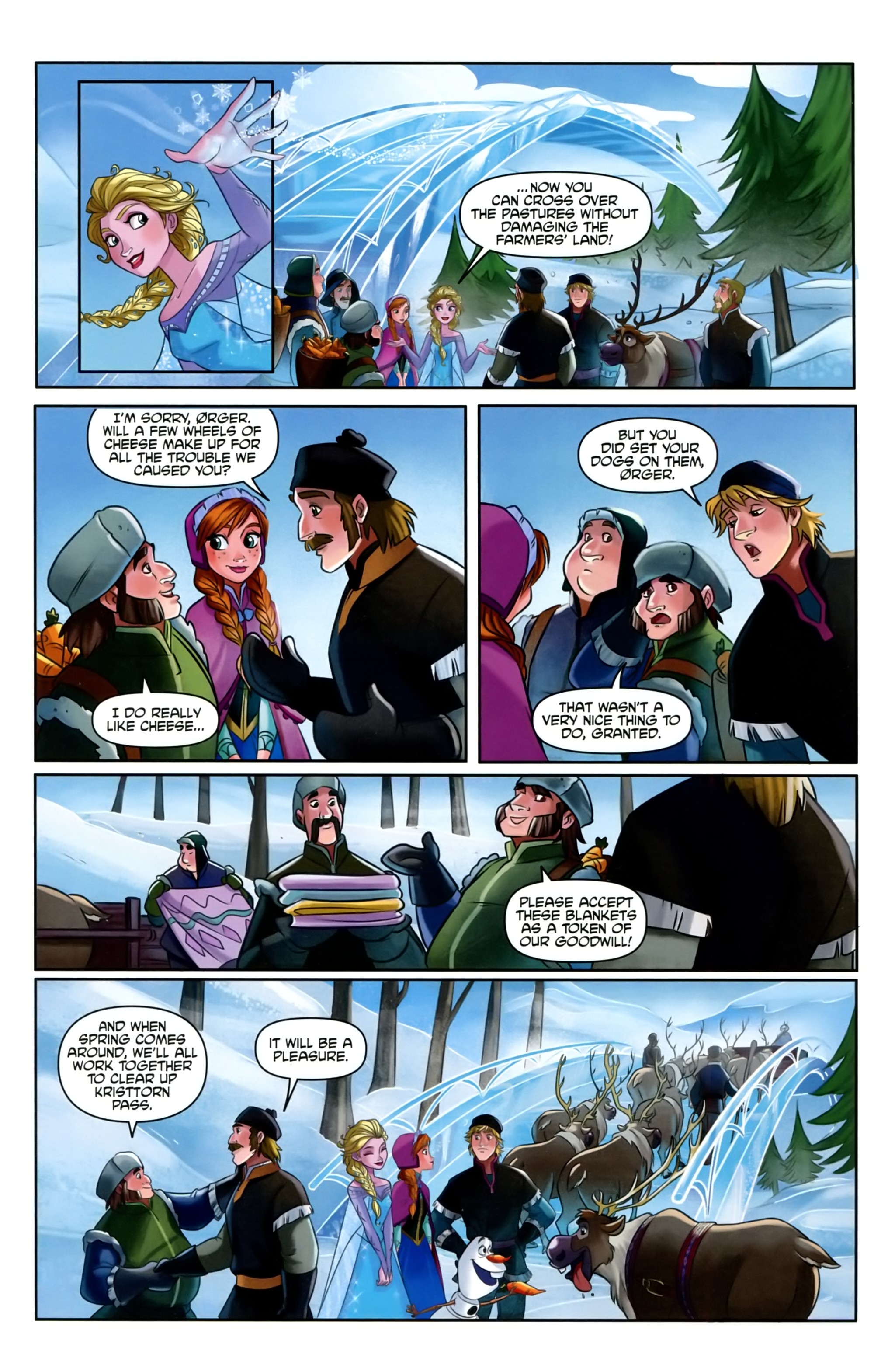 Read online Disney Frozen comic -  Issue #1 - 24