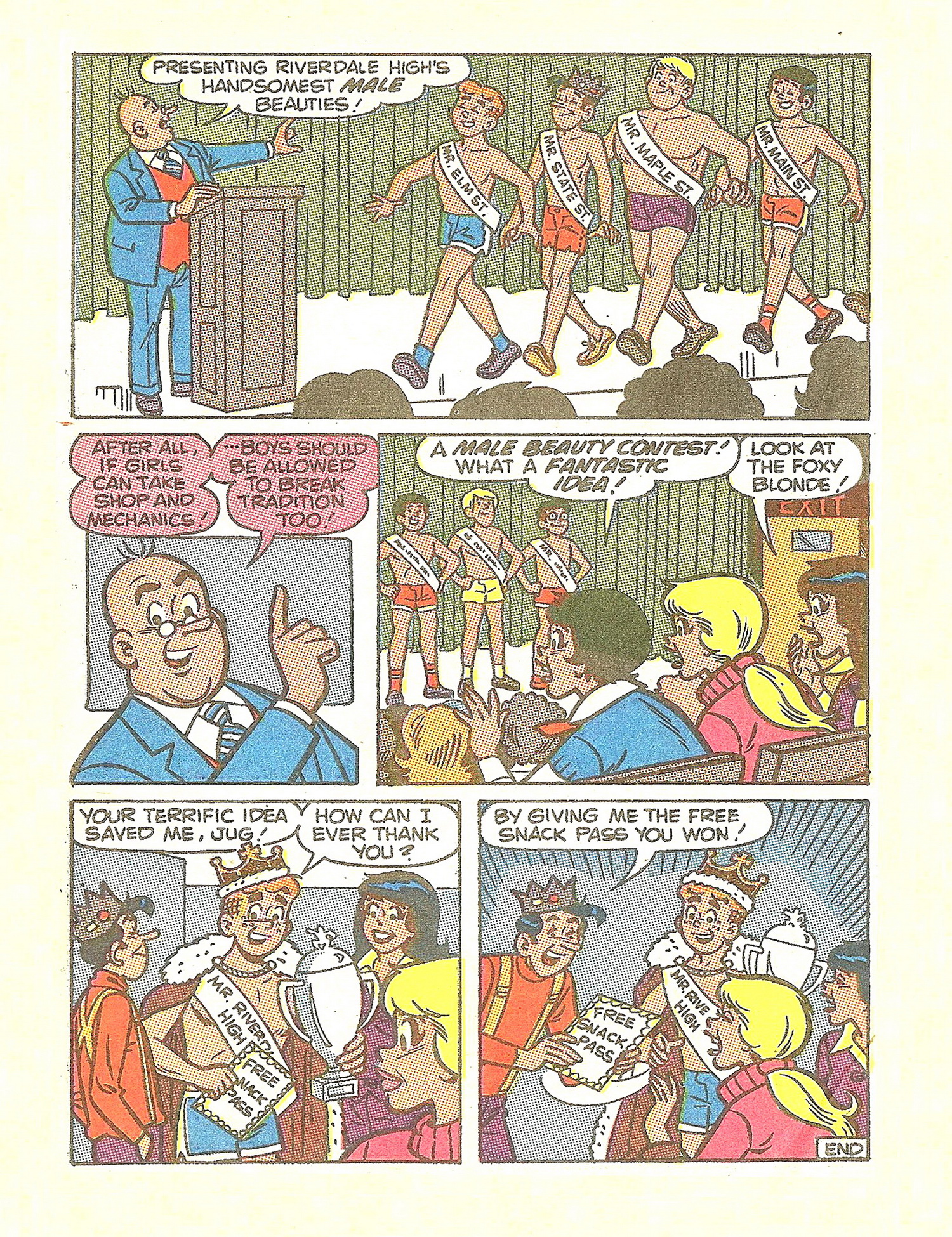 Read online Jughead Jones Comics Digest comic -  Issue #61 - 129