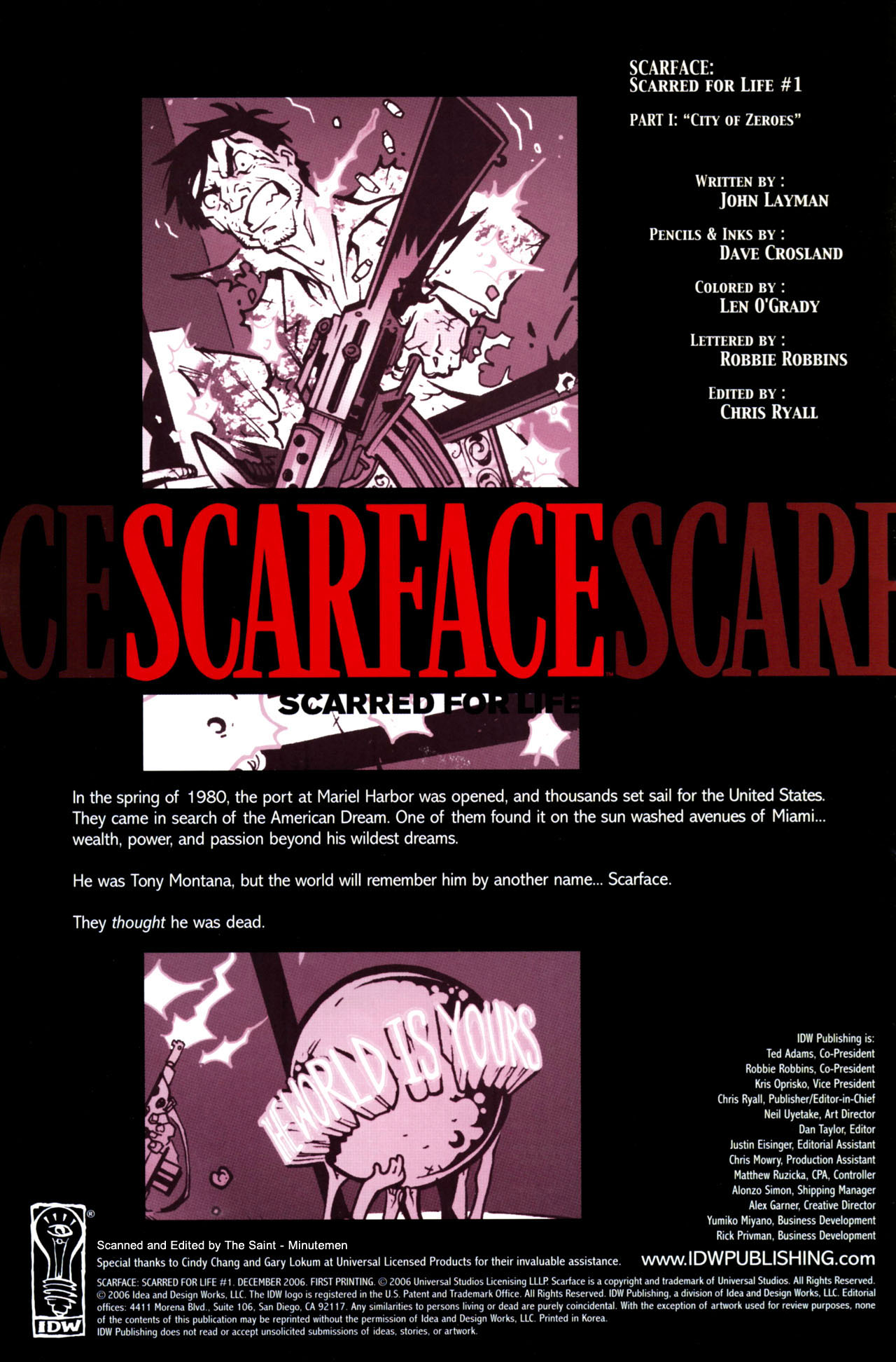 Read online Scarface: Scarred for Life comic -  Issue #1 - 2