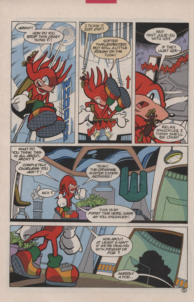 Read online Knuckles the Echidna comic -  Issue #5 - 10