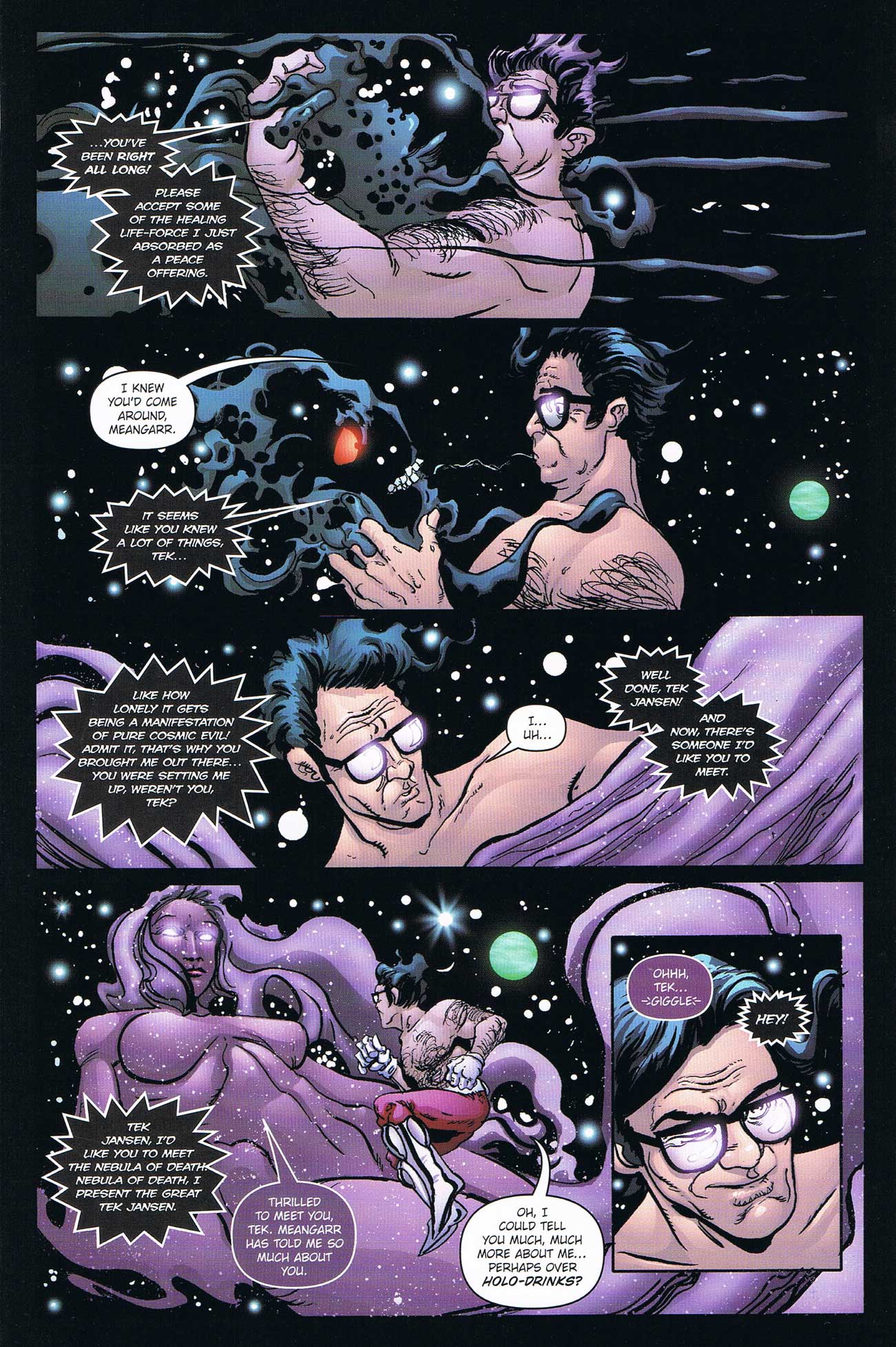Read online Stephen Colbert's Tek Jansen comic -  Issue #5 - 15