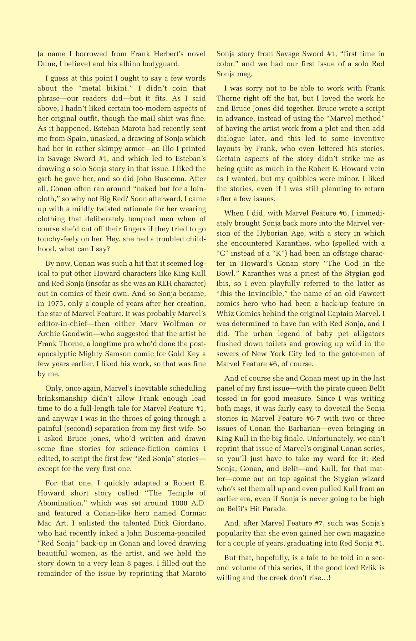 Read online The Adventures of Red Sonja comic -  Issue # TPB 1 - 7