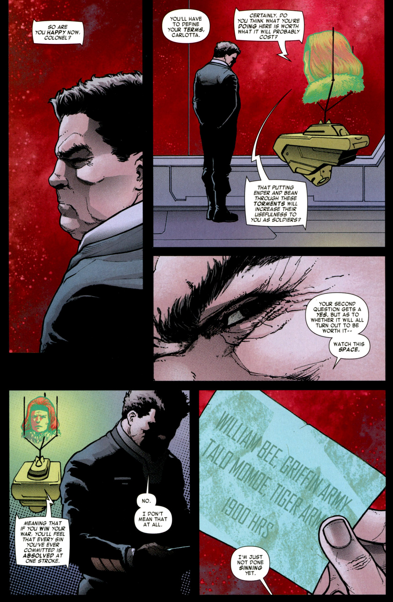Read online Ender's Shadow: Command School comic -  Issue #3 - 16