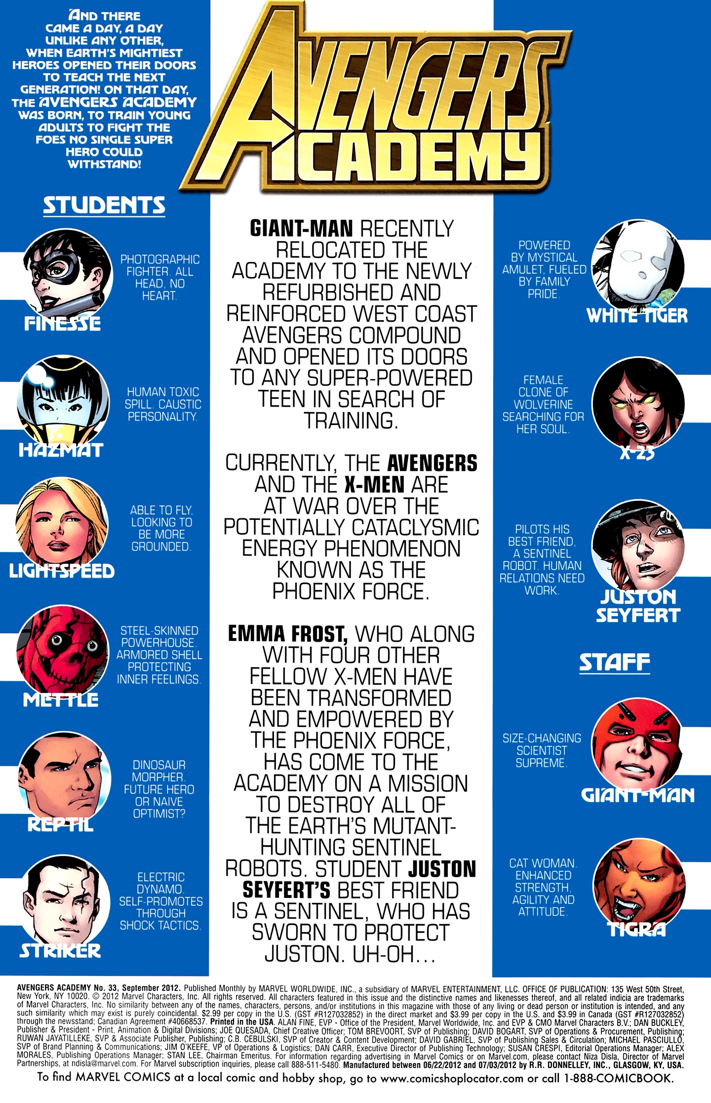 Read online Avengers Academy comic -  Issue #33 - 2