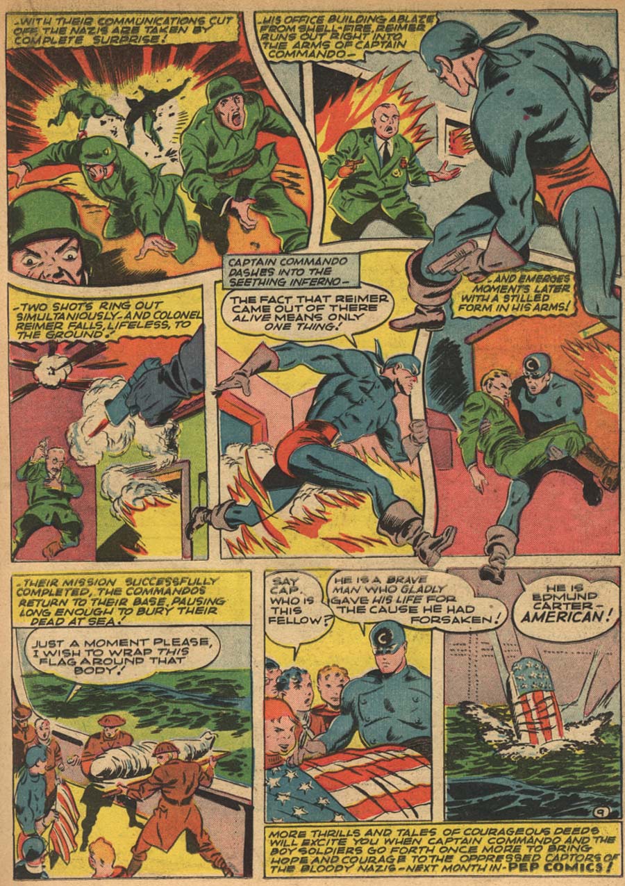 Read online Pep Comics comic -  Issue #35 - 35