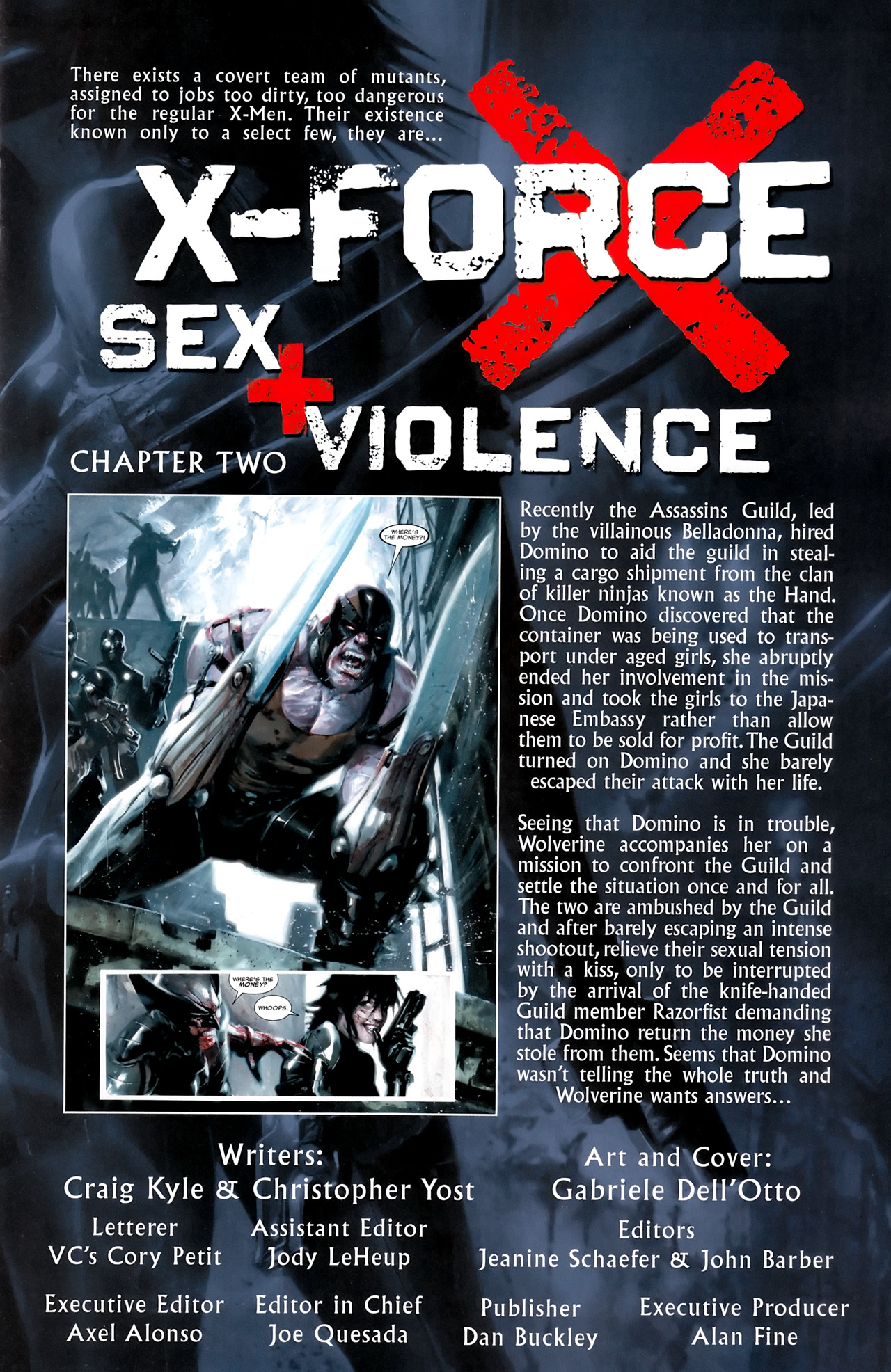 Read online X-Force: Sex and Violence comic -  Issue #2 - 2