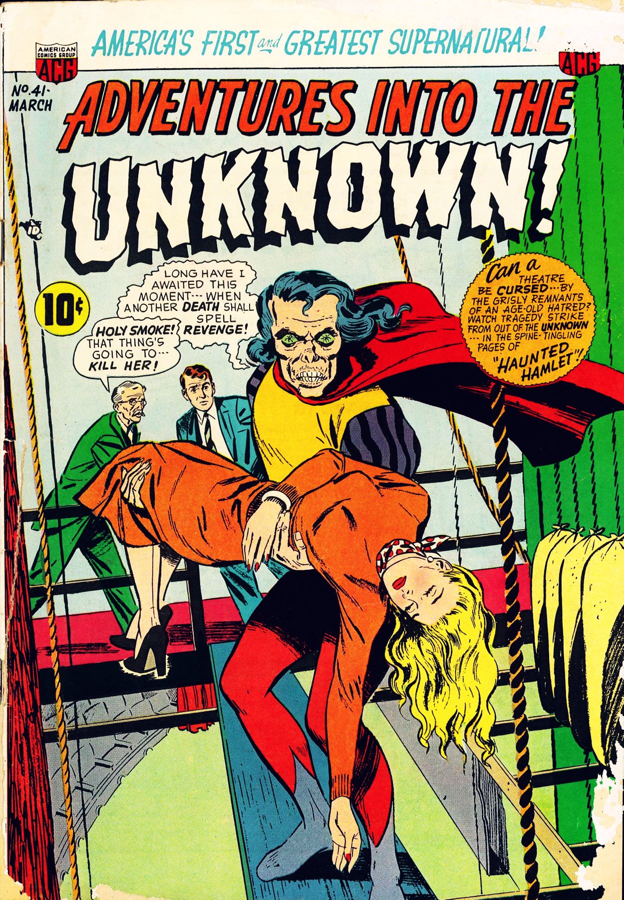 Read online Adventures Into The Unknown comic -  Issue #41 - 1