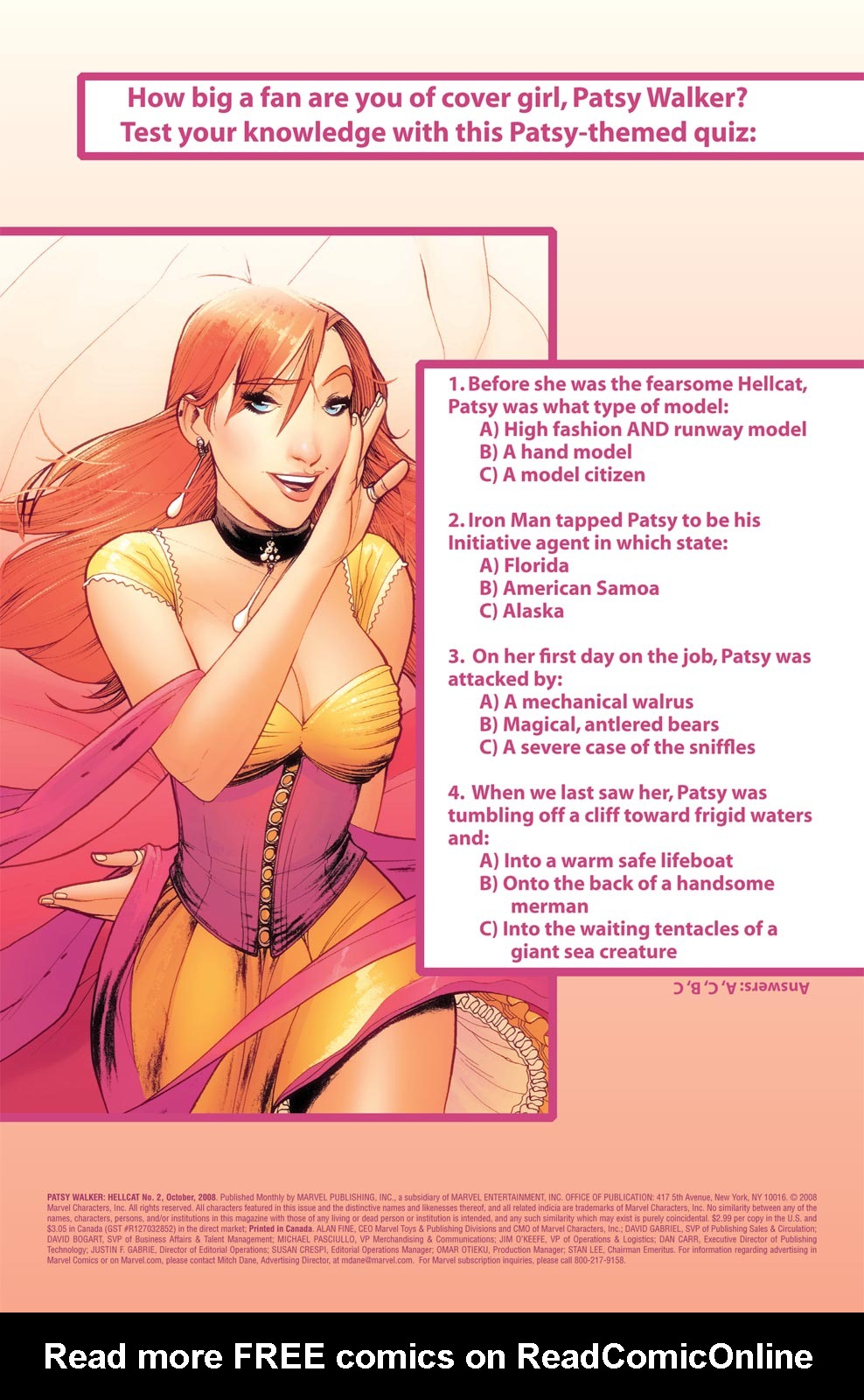 Read online Patsy Walker: Hellcat comic -  Issue #2 - 2