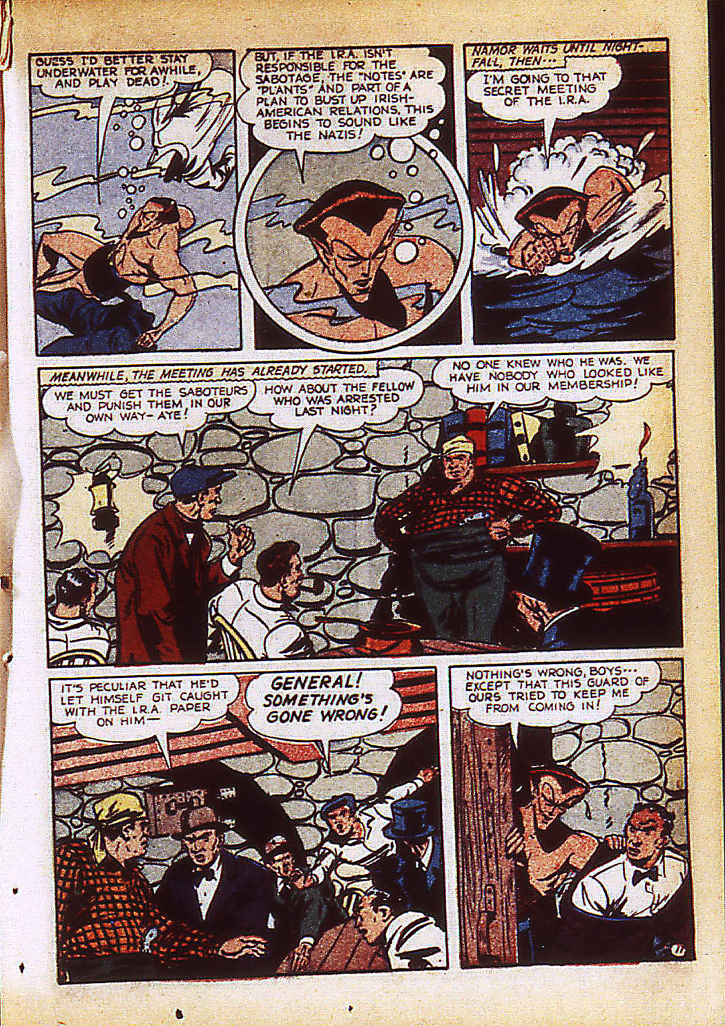Read online Sub-Mariner Comics comic -  Issue #9 - 34