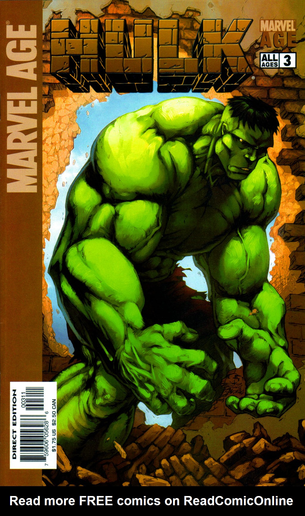 Read online Marvel Age Hulk comic -  Issue #3 - 1