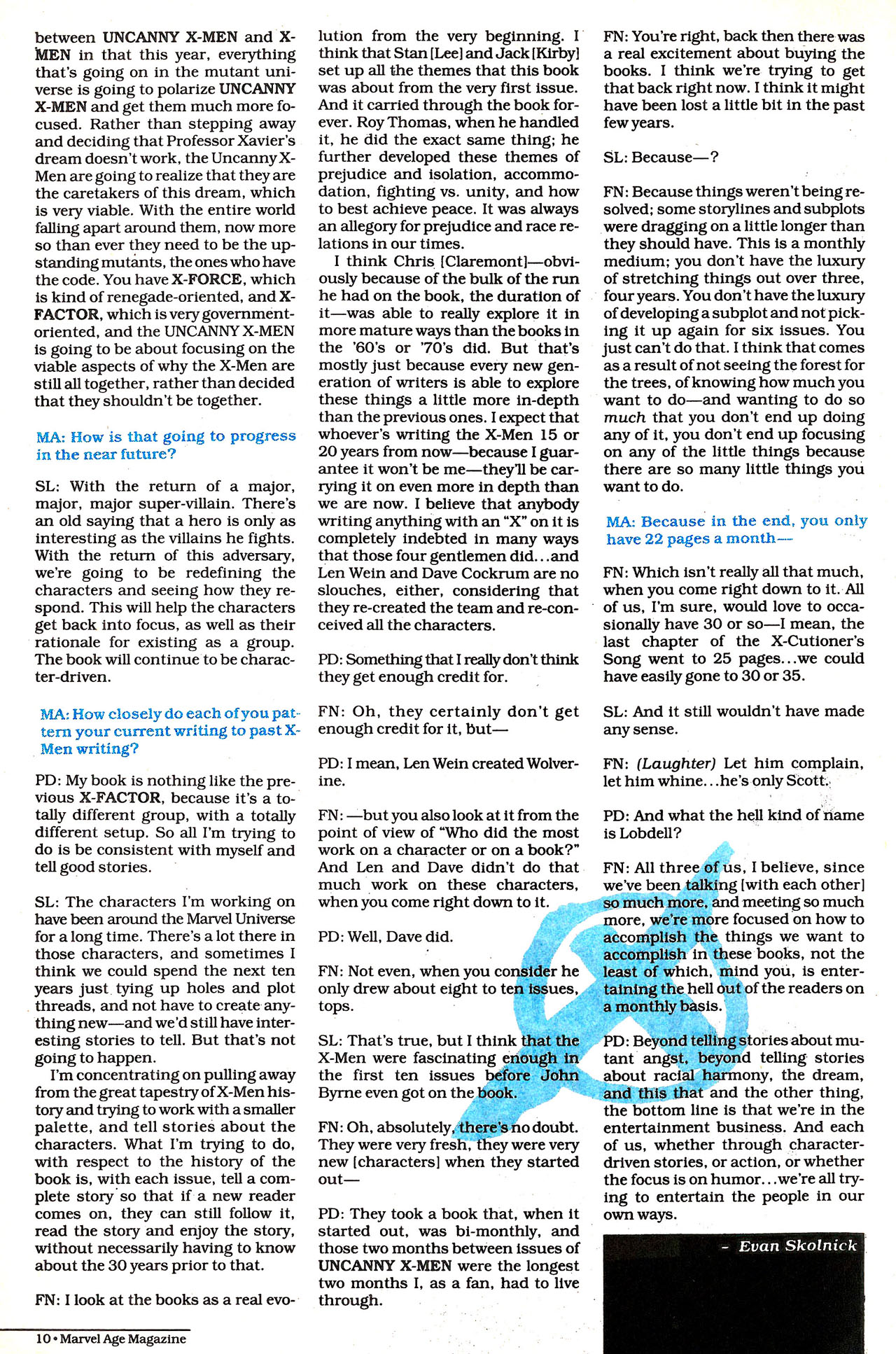 Read online Marvel Age comic -  Issue #122 - 12