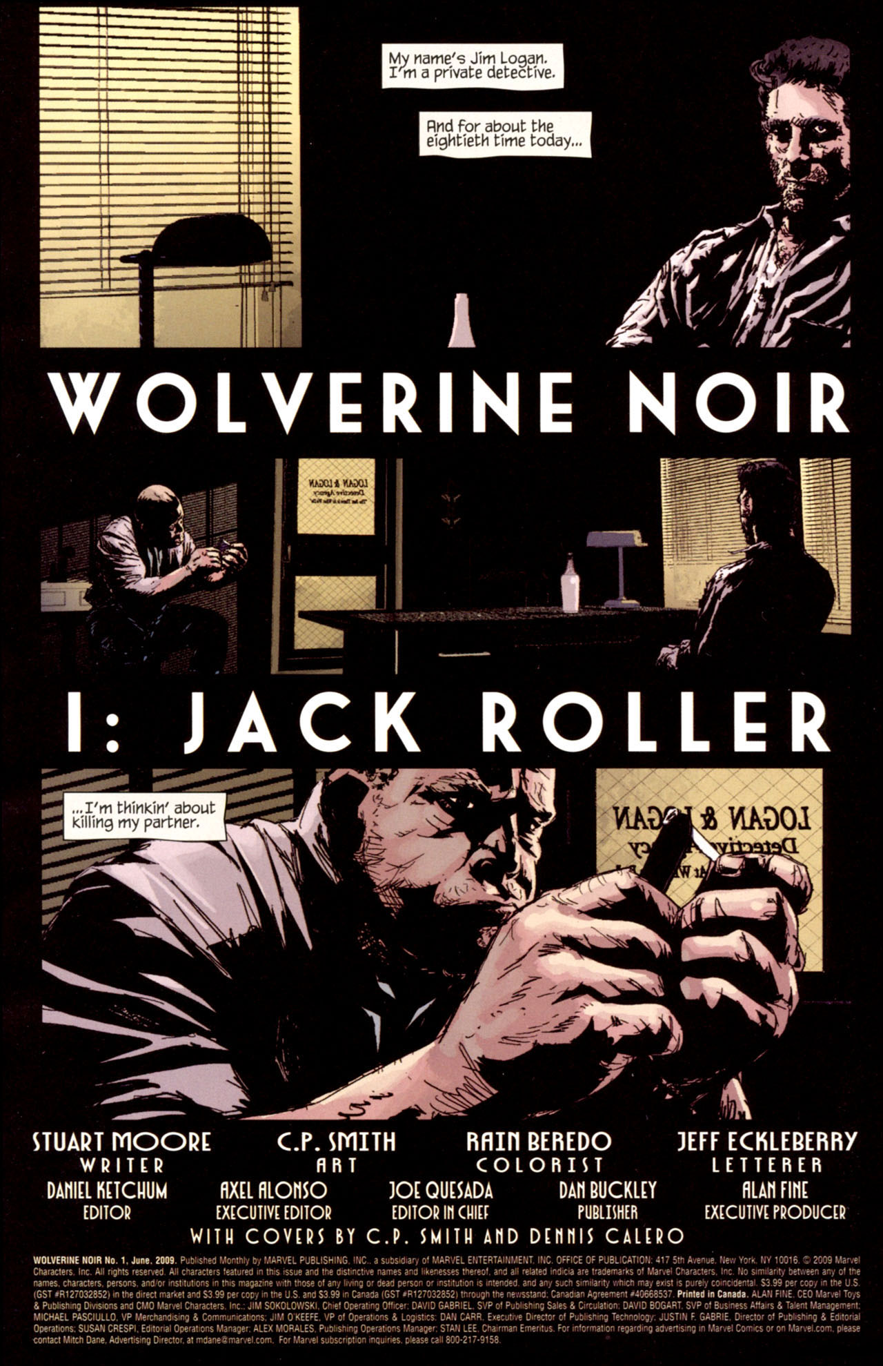 Read online Wolverine Noir comic -  Issue #1 - 4
