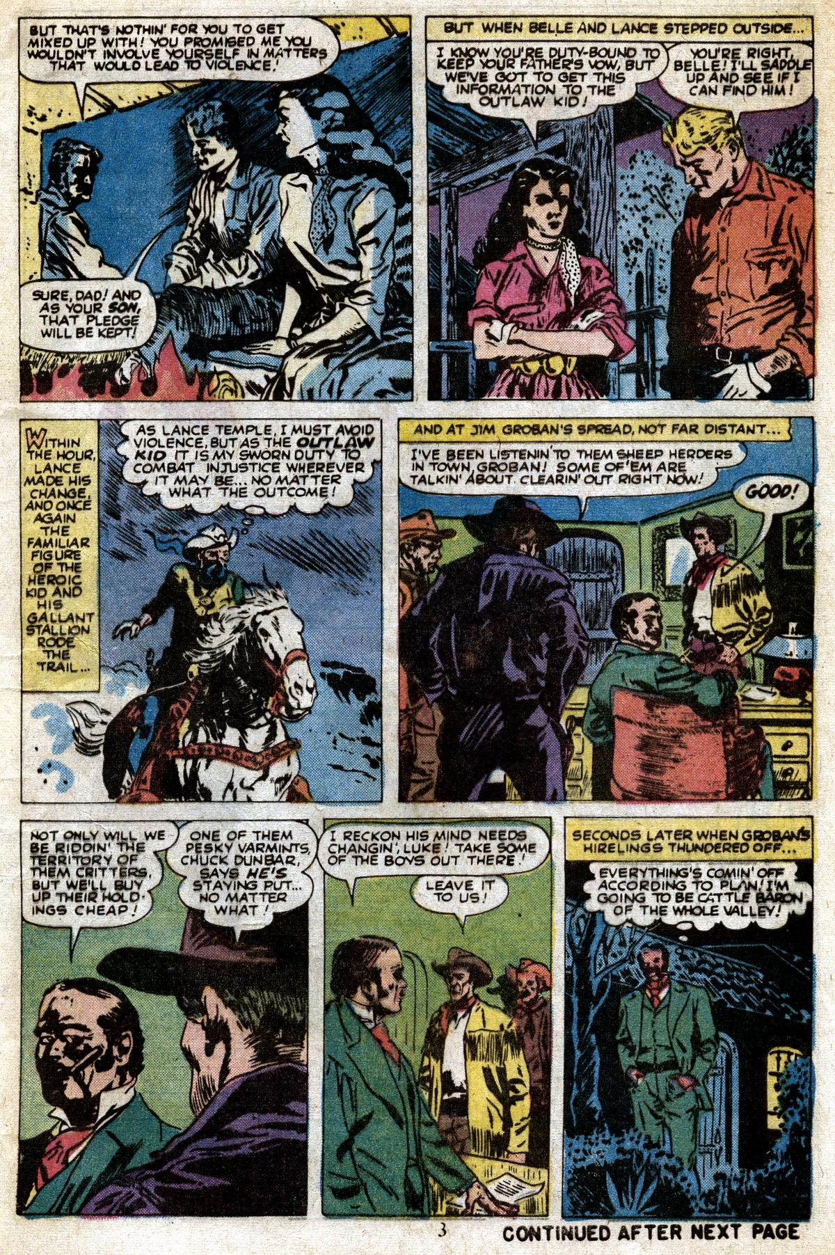 Read online The Outlaw Kid (1970) comic -  Issue #23 - 5