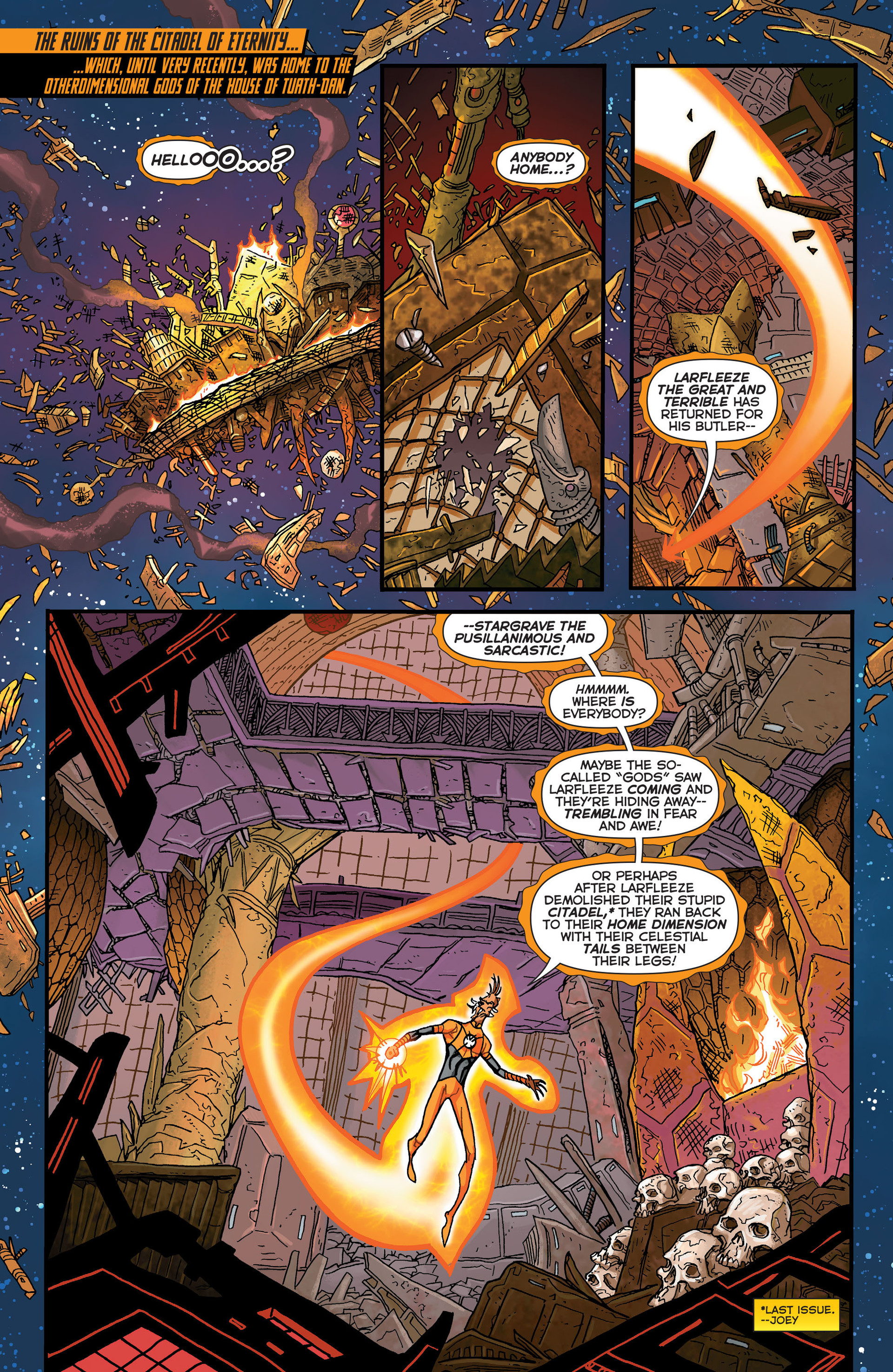 Read online Larfleeze comic -  Issue #10 - 2
