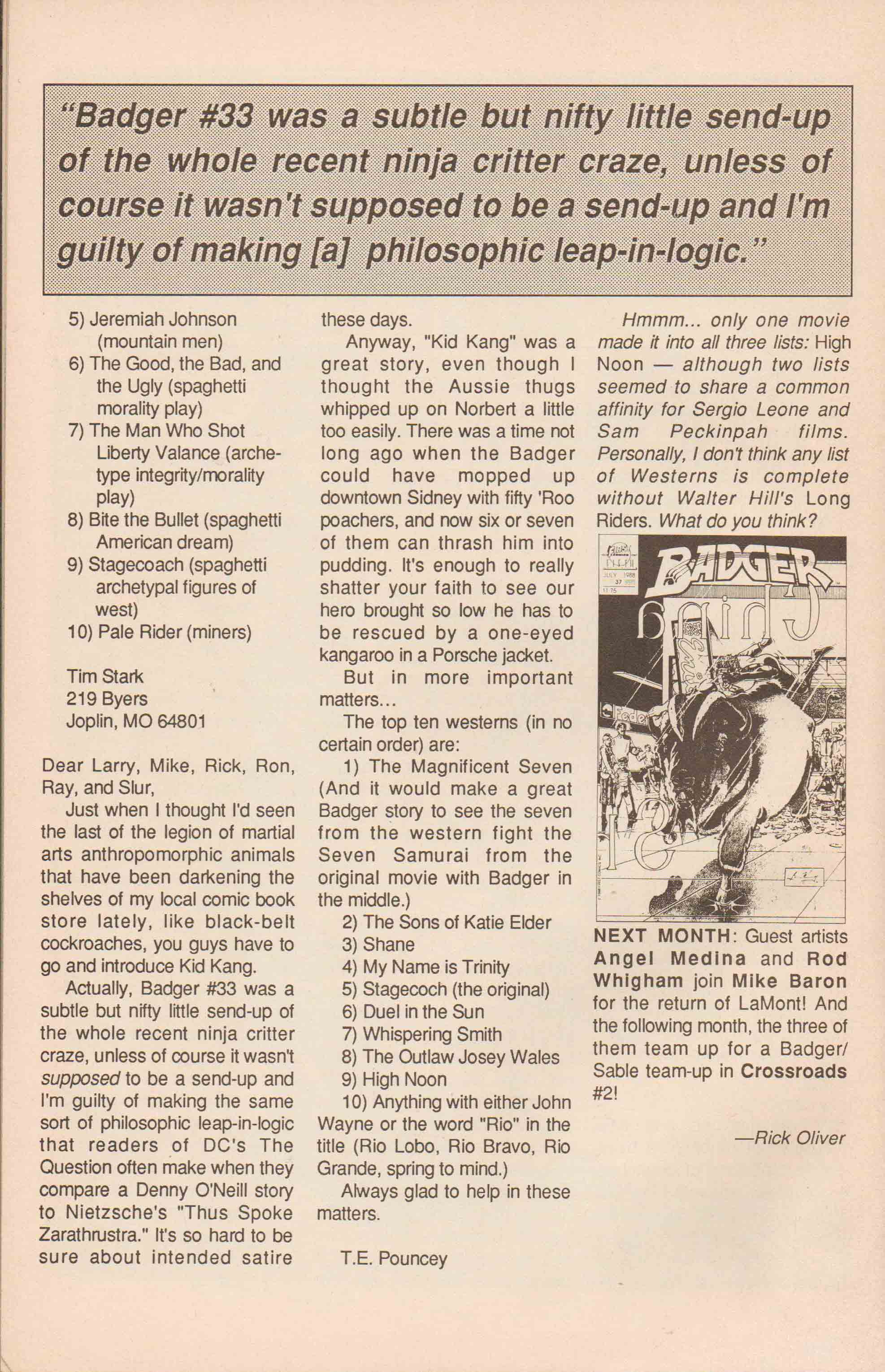 Read online The Badger comic -  Issue #36 - 34