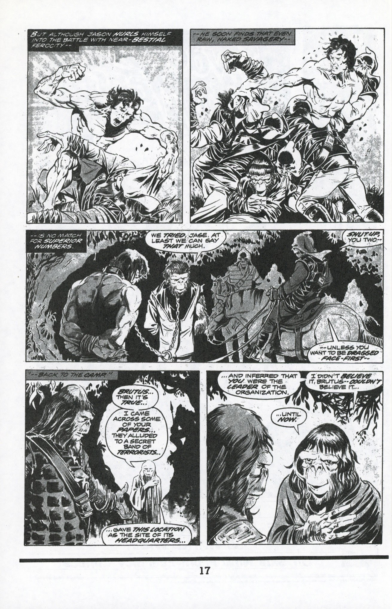 Read online Terror on the Planet of the Apes comic -  Issue #1 - 22
