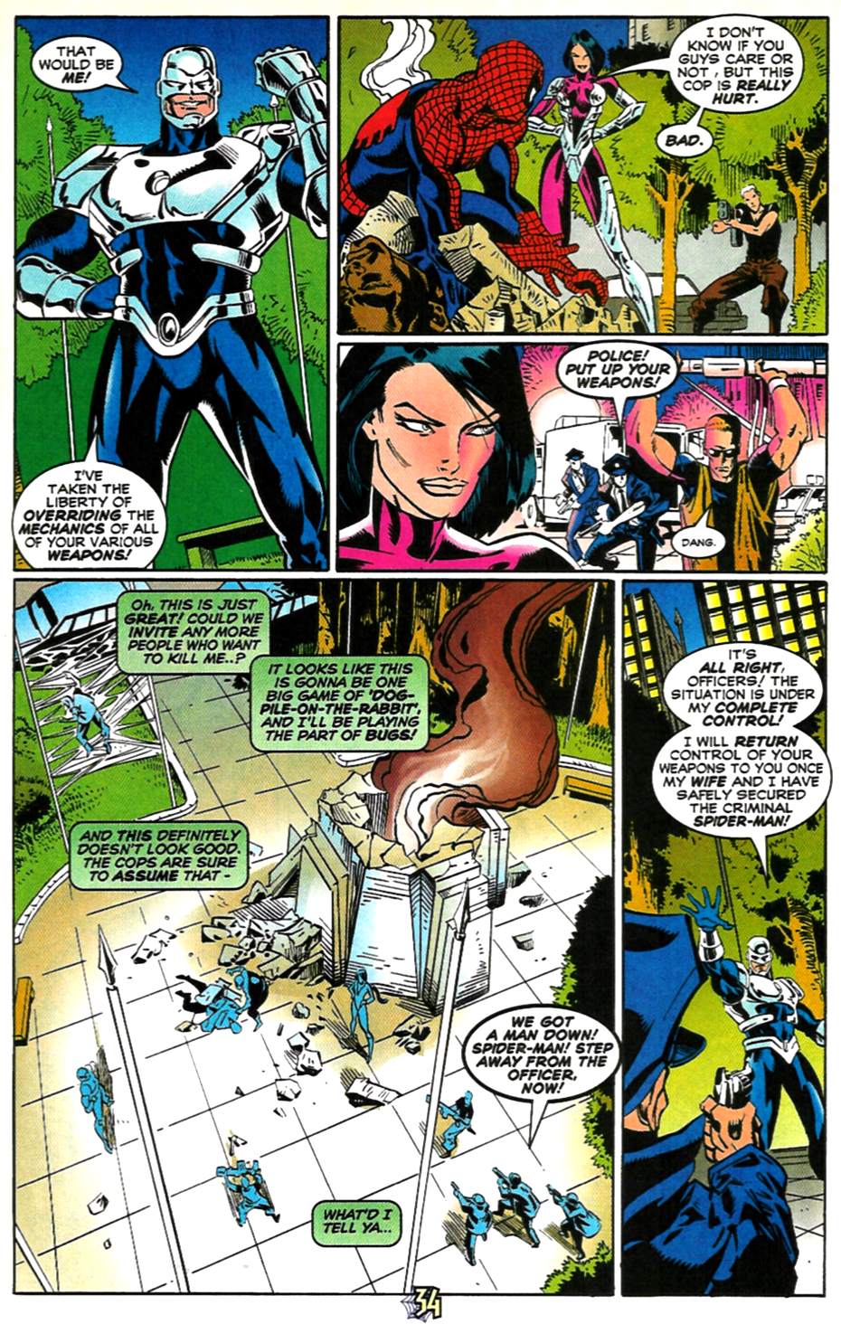 Read online The Sensational Spider-Man (1996) comic -  Issue #25 - 35