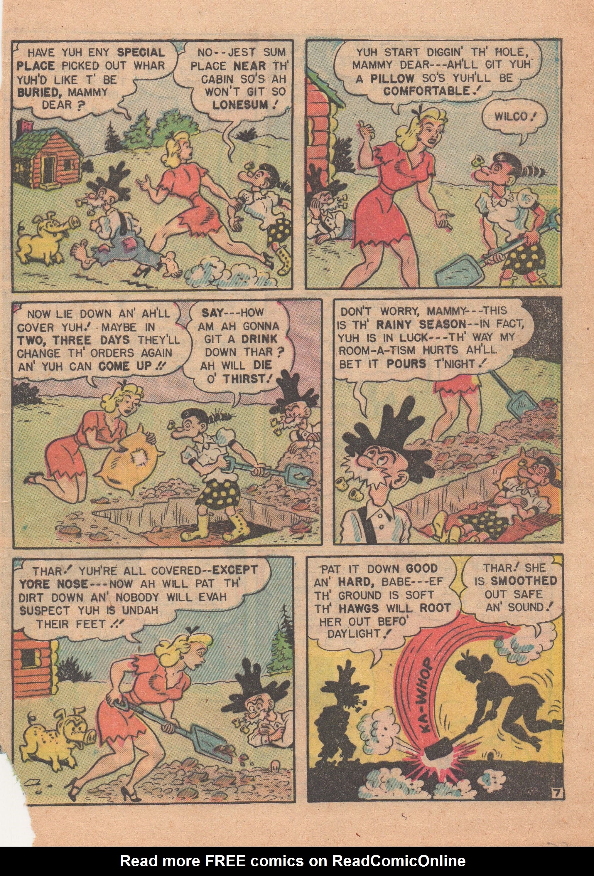 Read online Babe (1948) comic -  Issue #5 - 33