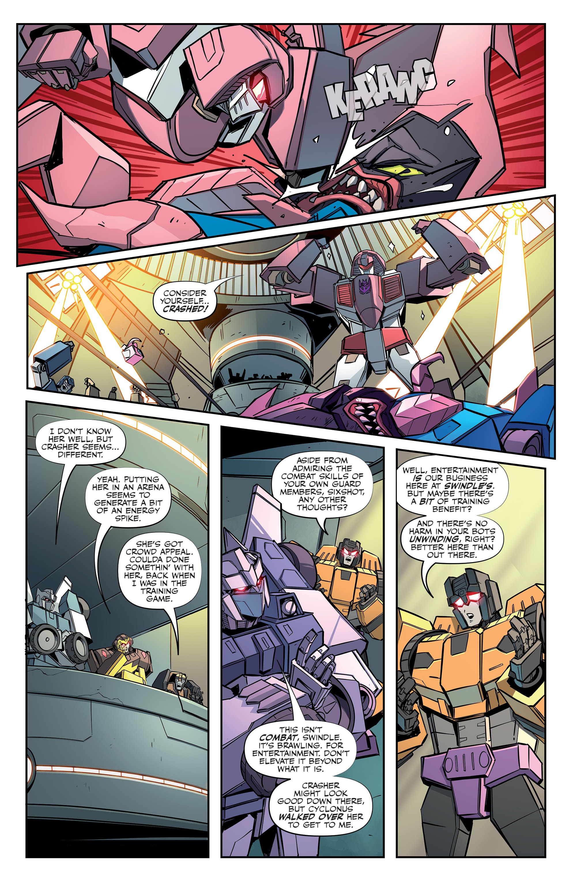 Read online Transformers (2019) comic -  Issue #33 - 6