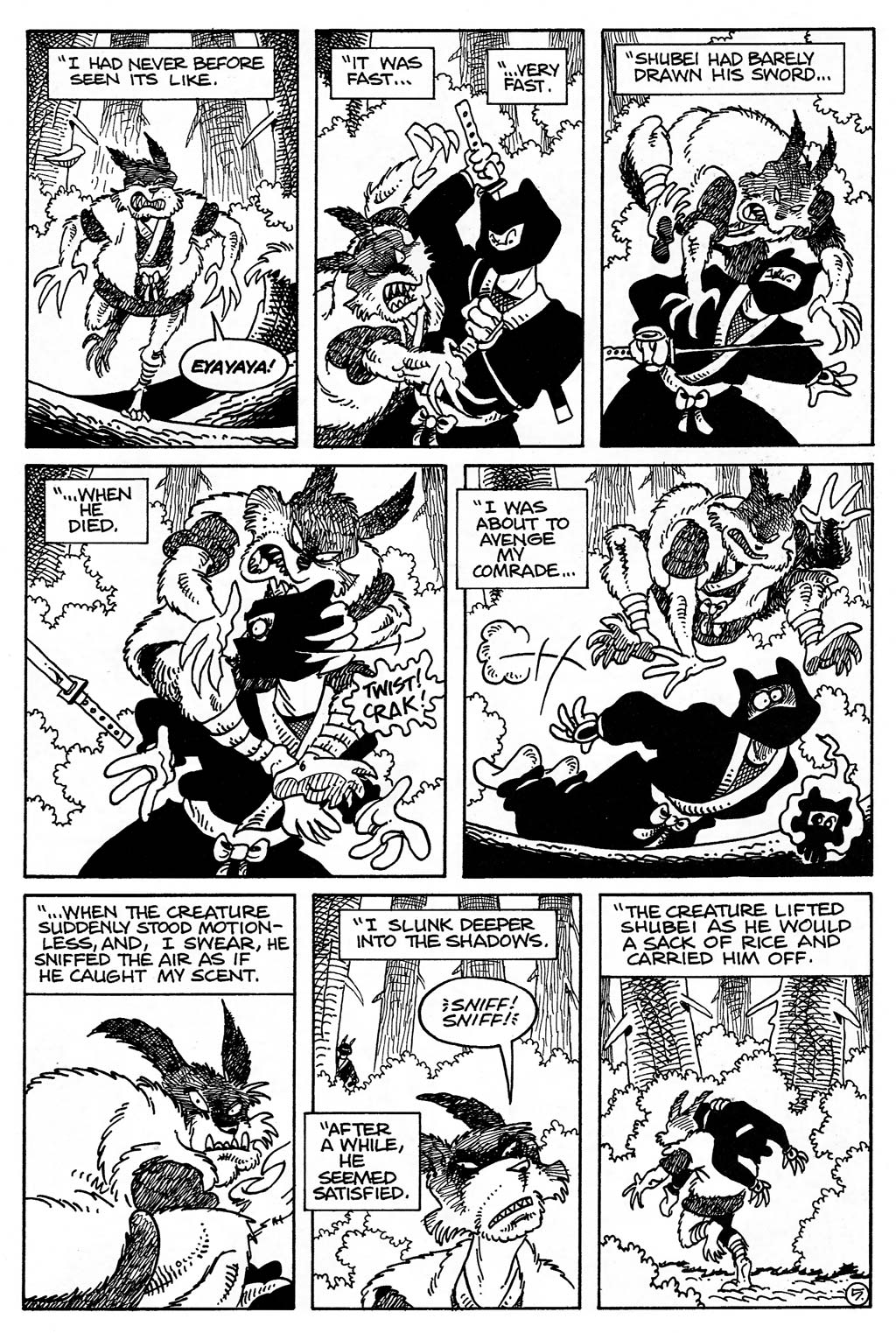Read online Usagi Yojimbo (1996) comic -  Issue #40 - 7