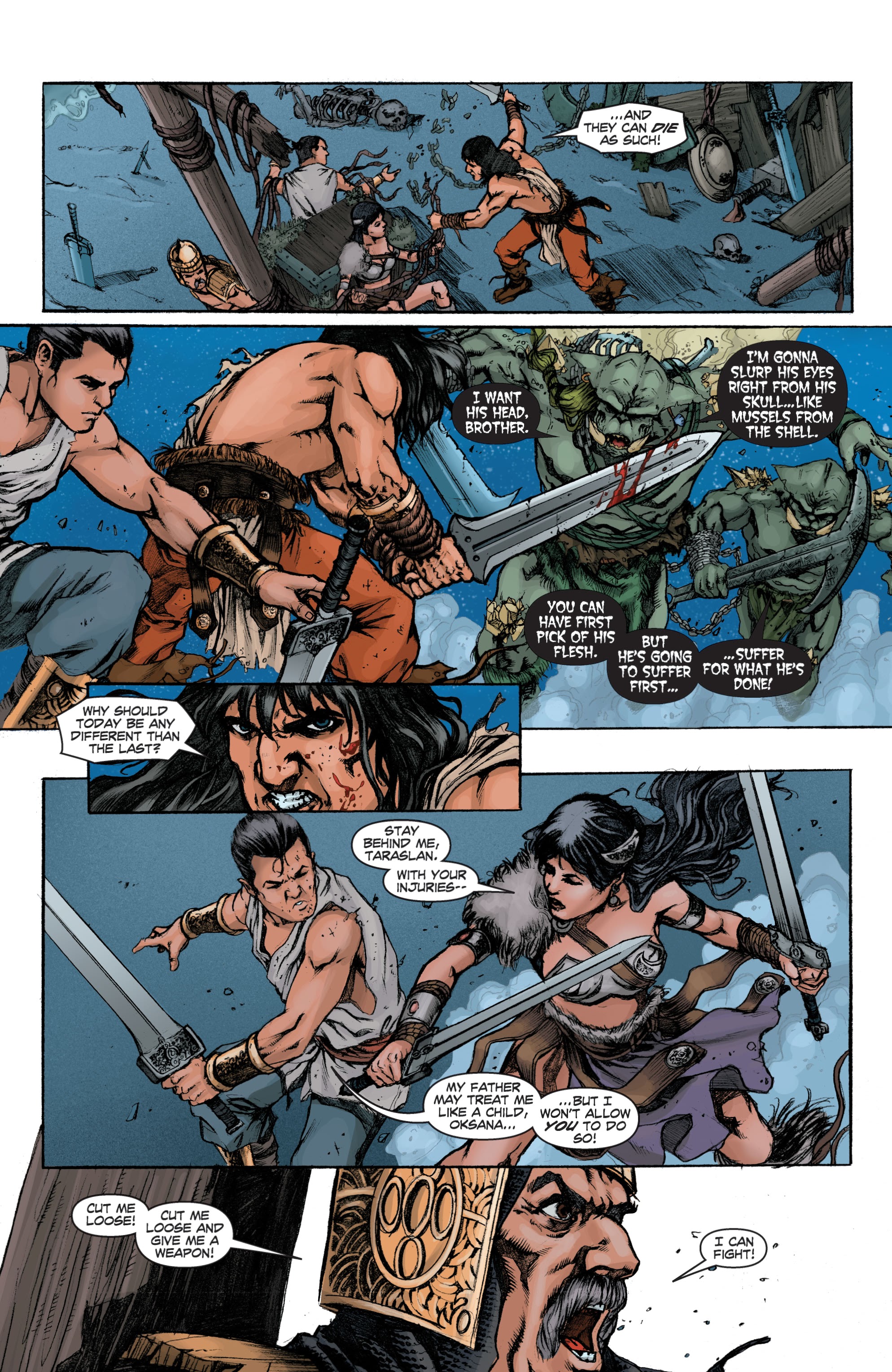 Read online Conan Chronicles Epic Collection comic -  Issue # TPB Blood In His Wake (Part 2) - 94