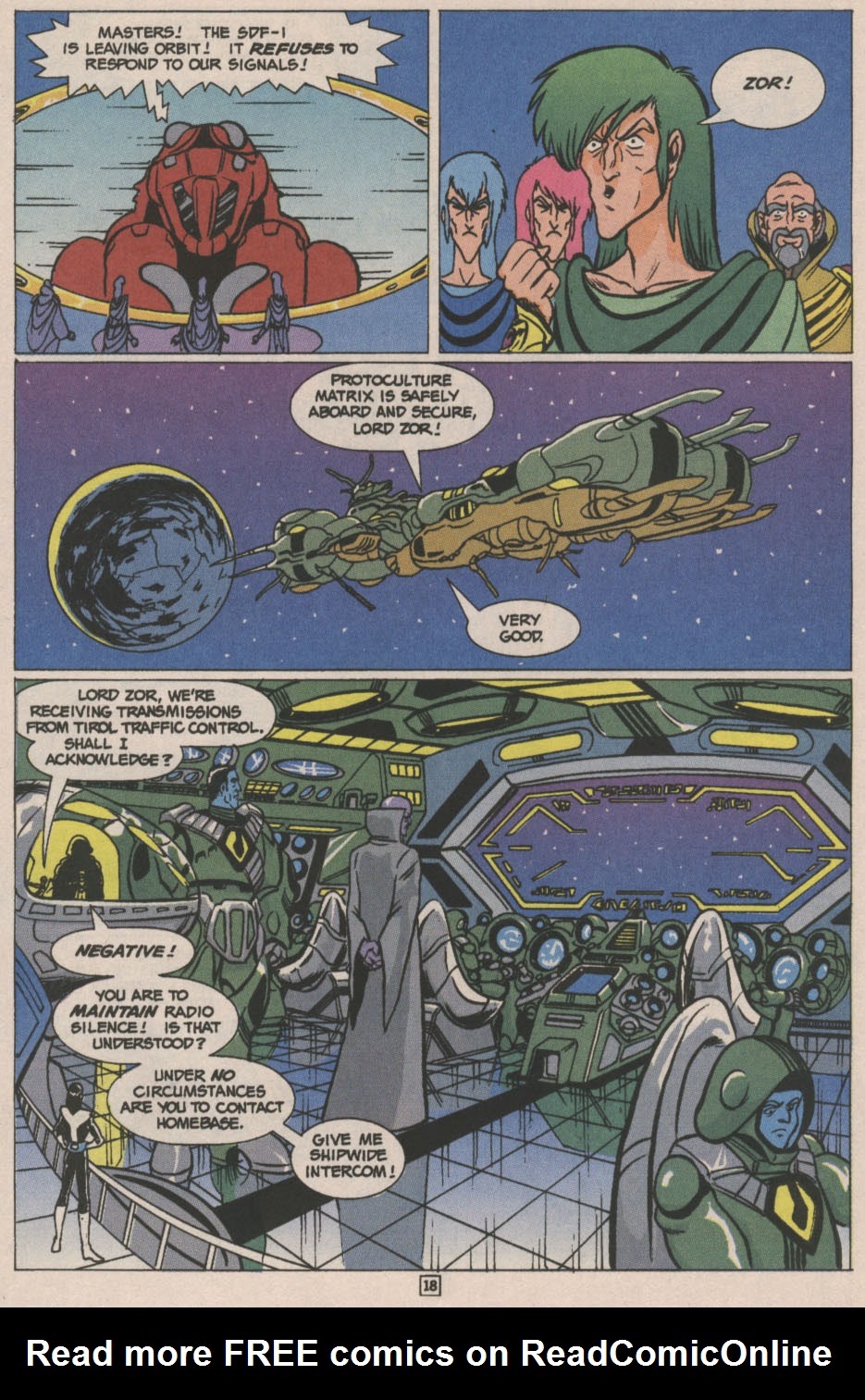 Read online Robotech Genesis: The Legend of Zor comic -  Issue #6 - 19