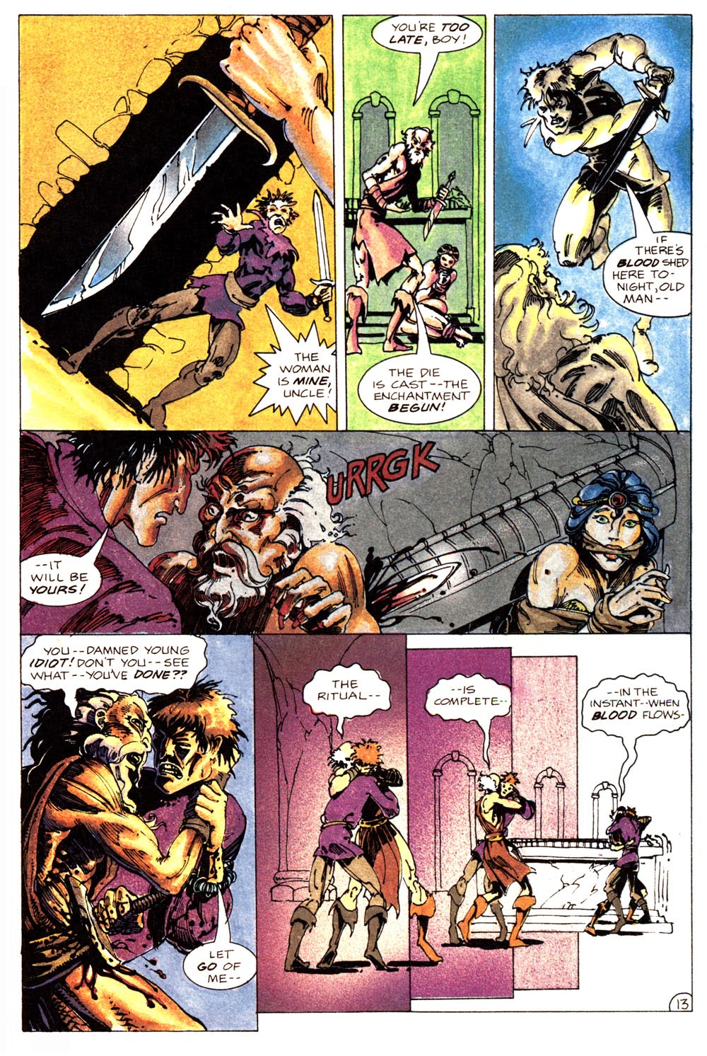 Read online Elric: The Bane of the Black Sword comic -  Issue #4 - 16