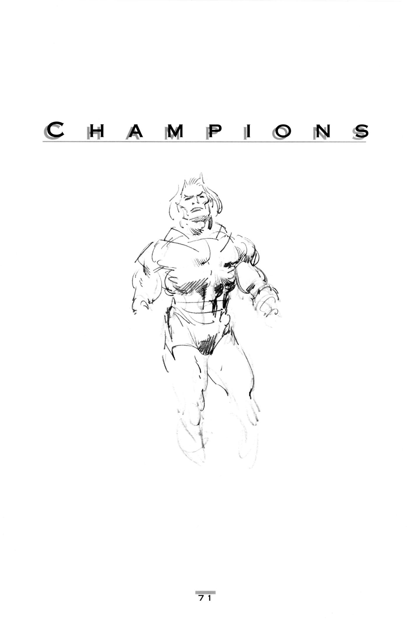 Read online John Buscema Sketchbook comic -  Issue # TPB - 73