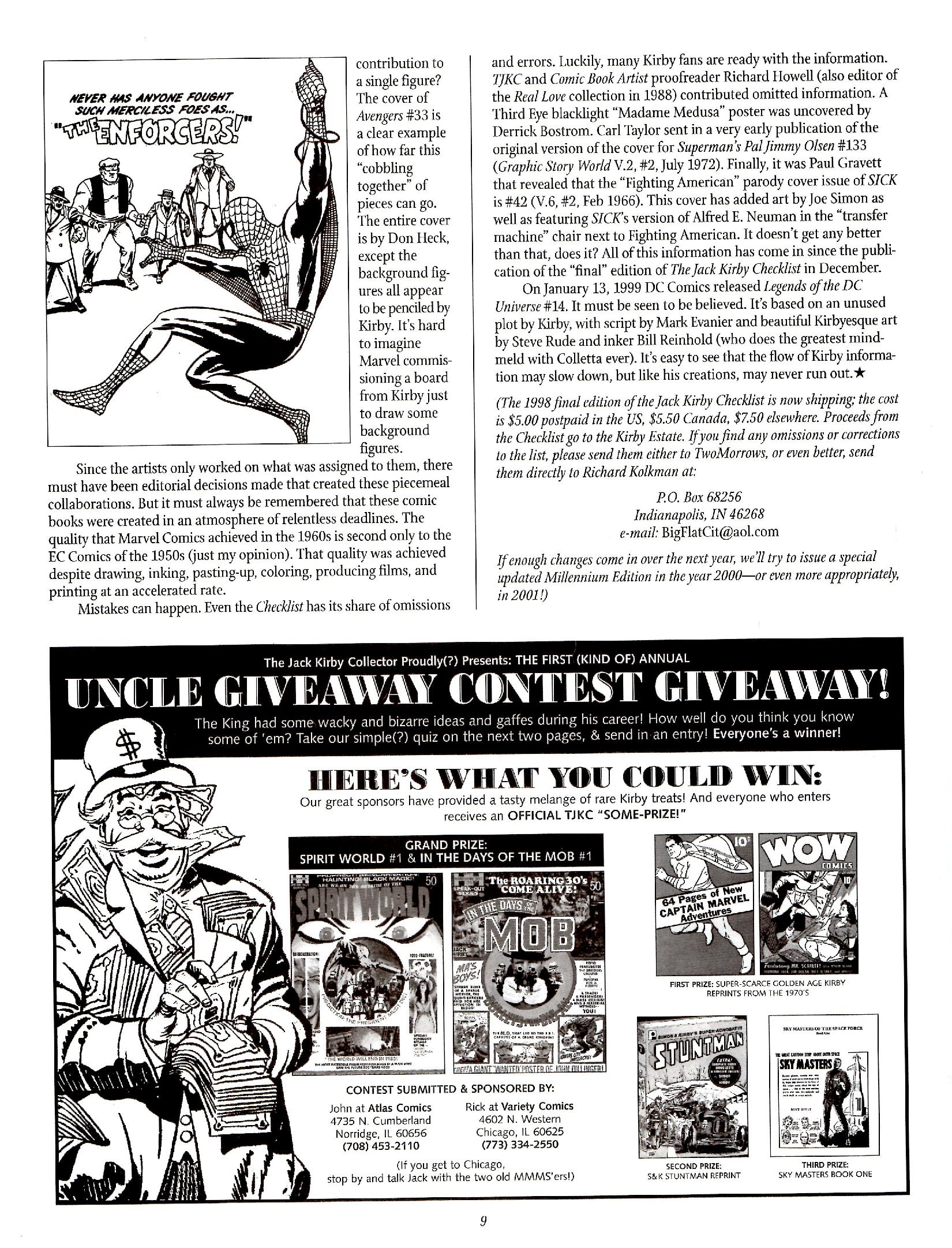 Read online The Jack Kirby Collector comic -  Issue #23 - 9
