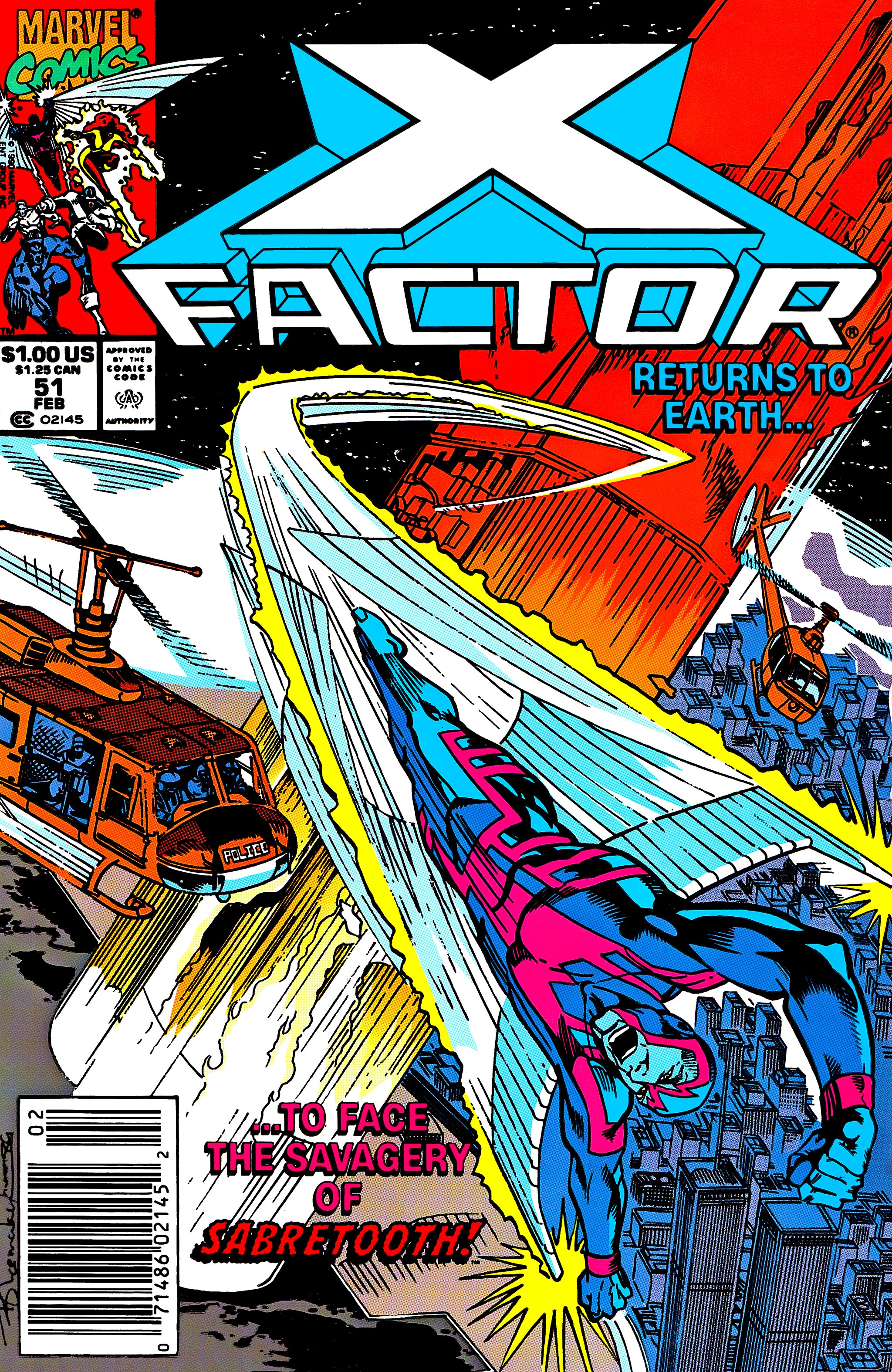 Read online X-Factor (1986) comic -  Issue #51 - 1