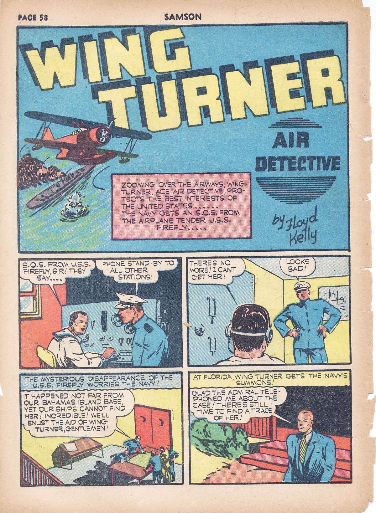 Read online Samson (1940) comic -  Issue #4 - 59