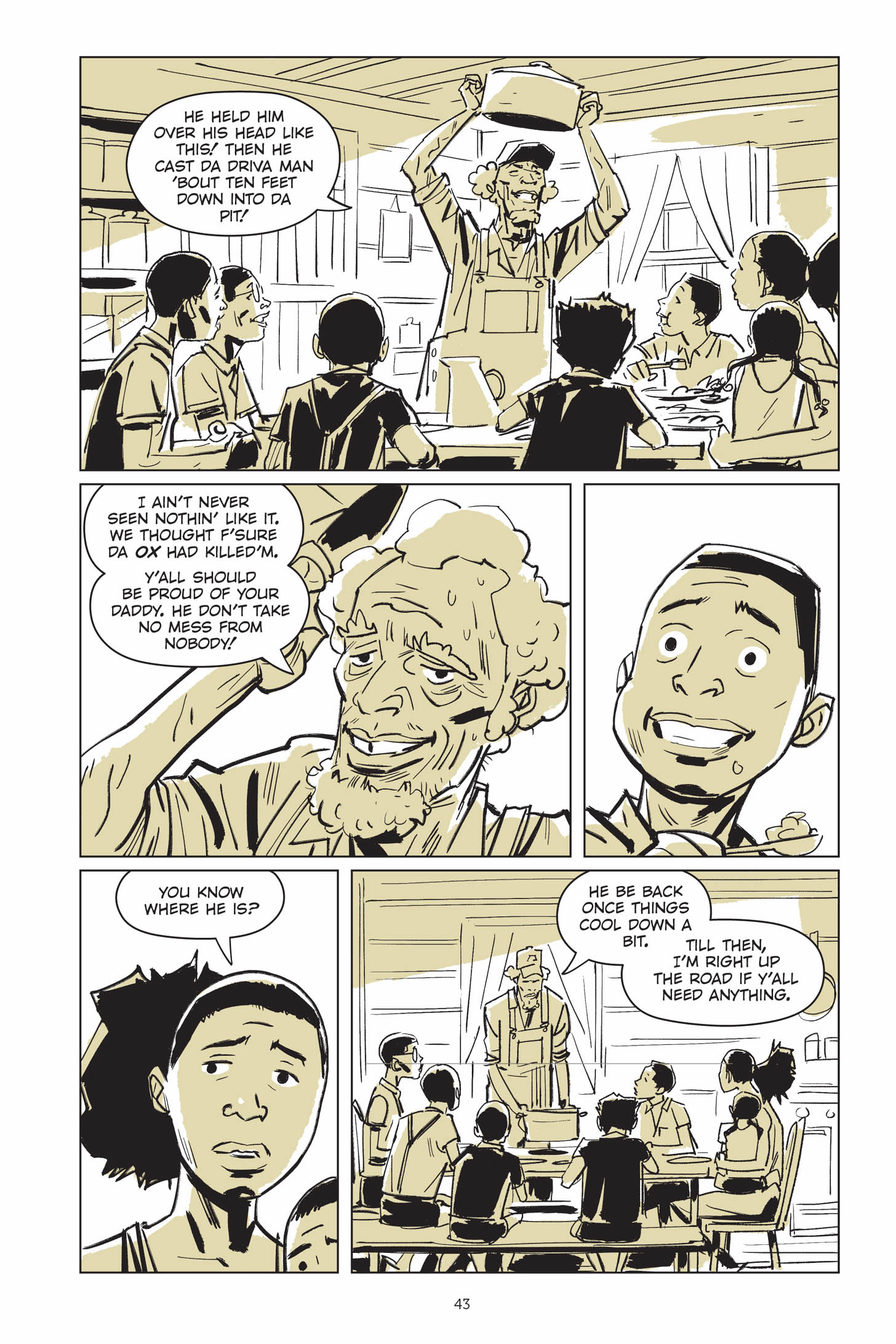 Read online Now Let Me Fly: A Portrait of Eugene Bullard comic -  Issue # TPB (Part 1) - 49