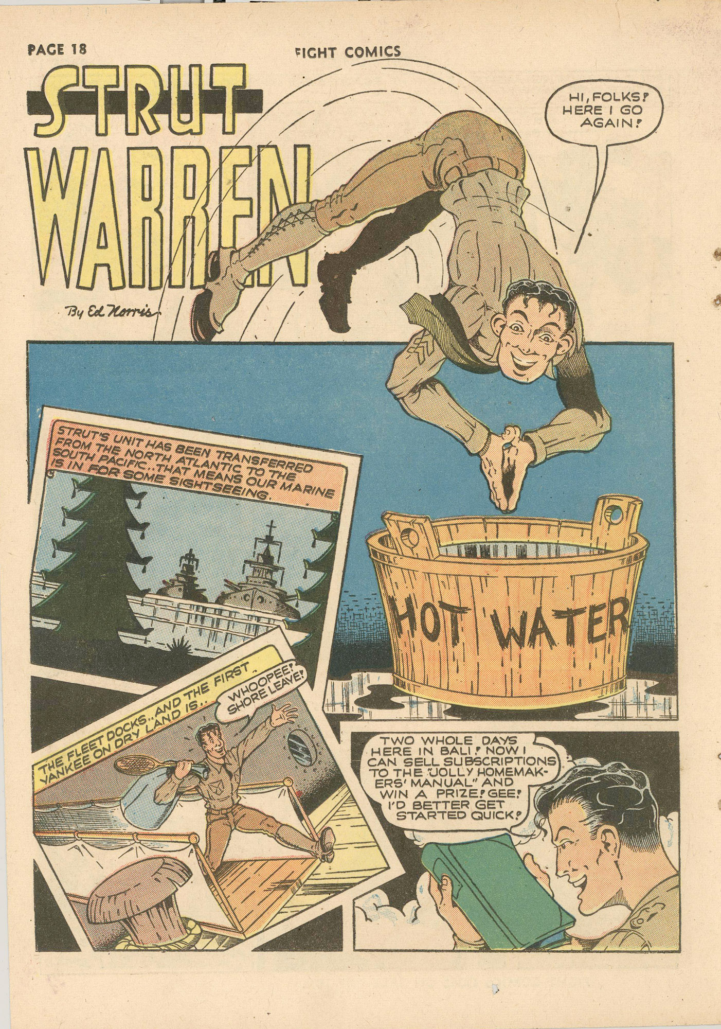 Read online Fight Comics comic -  Issue #16 - 21