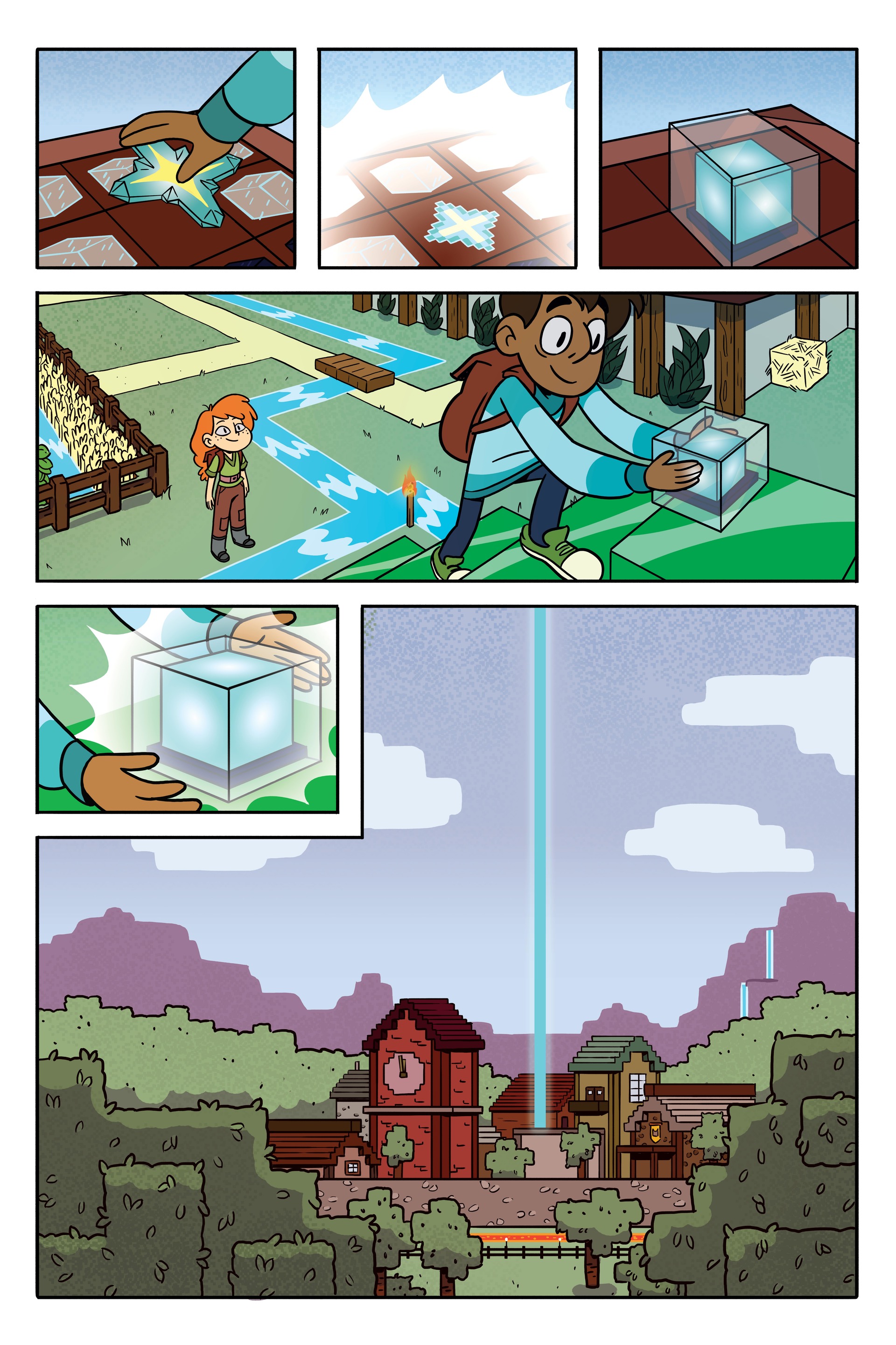 Read online Minecraft: Open World – Into the Nether comic -  Issue # TPB - 74
