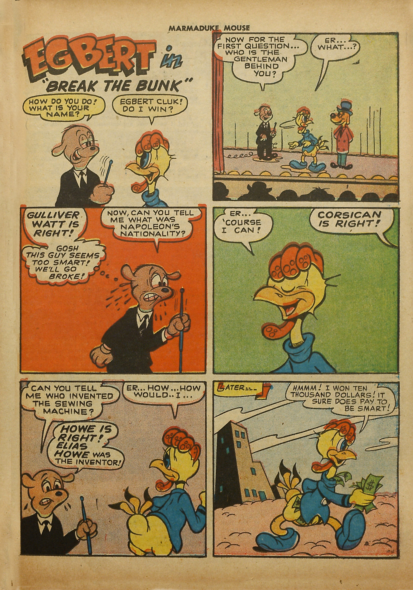 Read online Marmaduke Mouse comic -  Issue #32 - 23