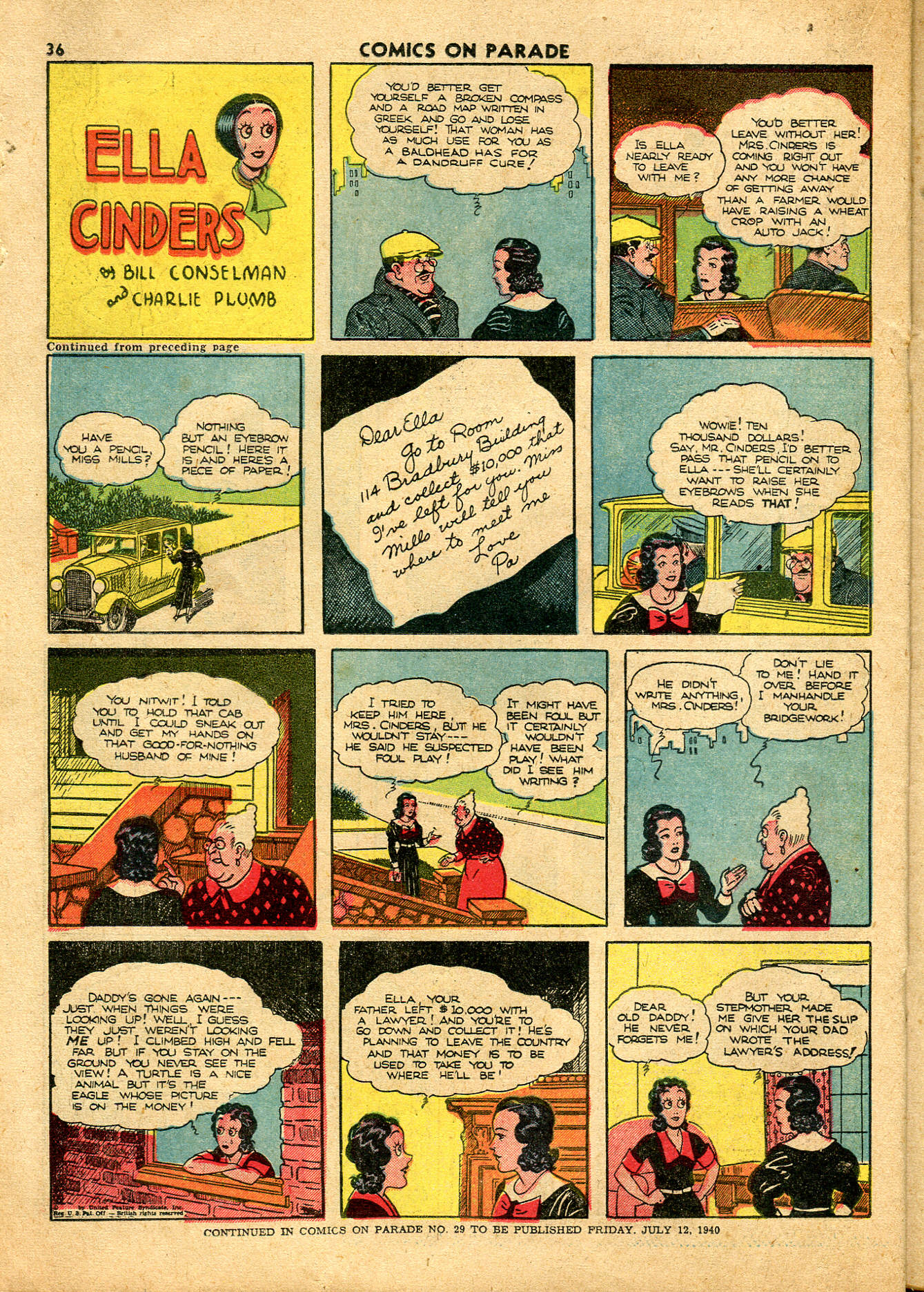 Read online Comics on Parade comic -  Issue #28 - 38