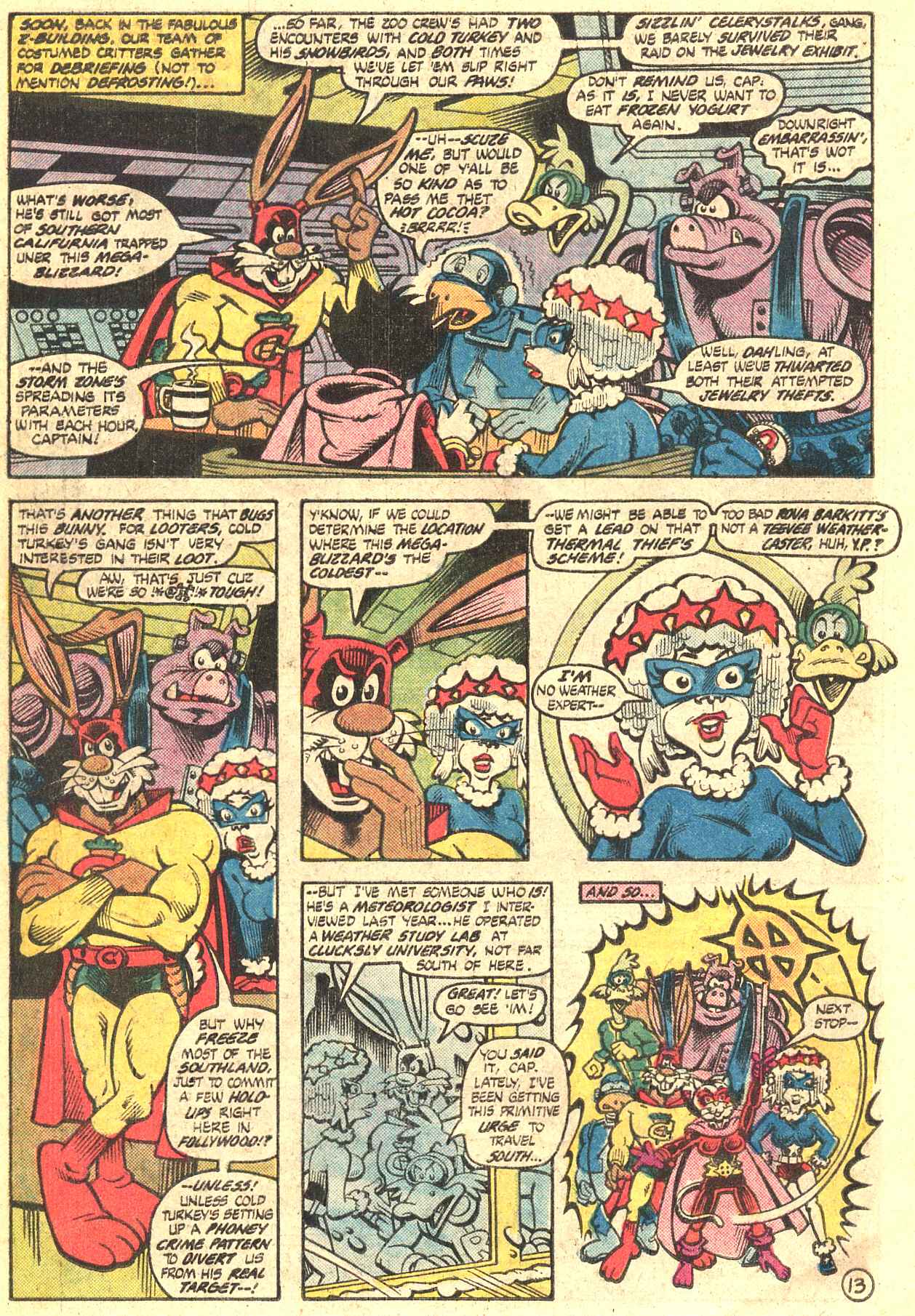 Read online Captain Carrot and His Amazing Zoo Crew! comic -  Issue #13 - 14