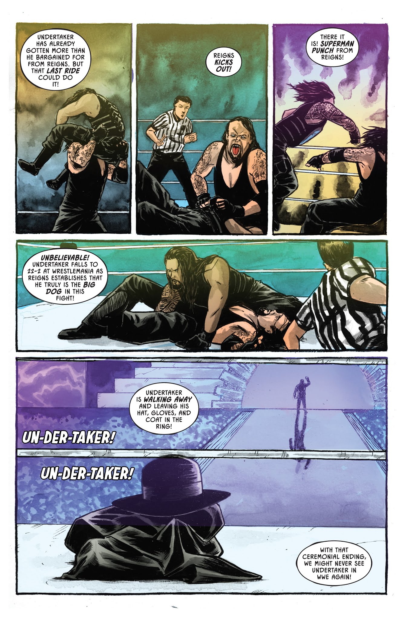 Read online WWE: Undertaker comic -  Issue # TPB - 101