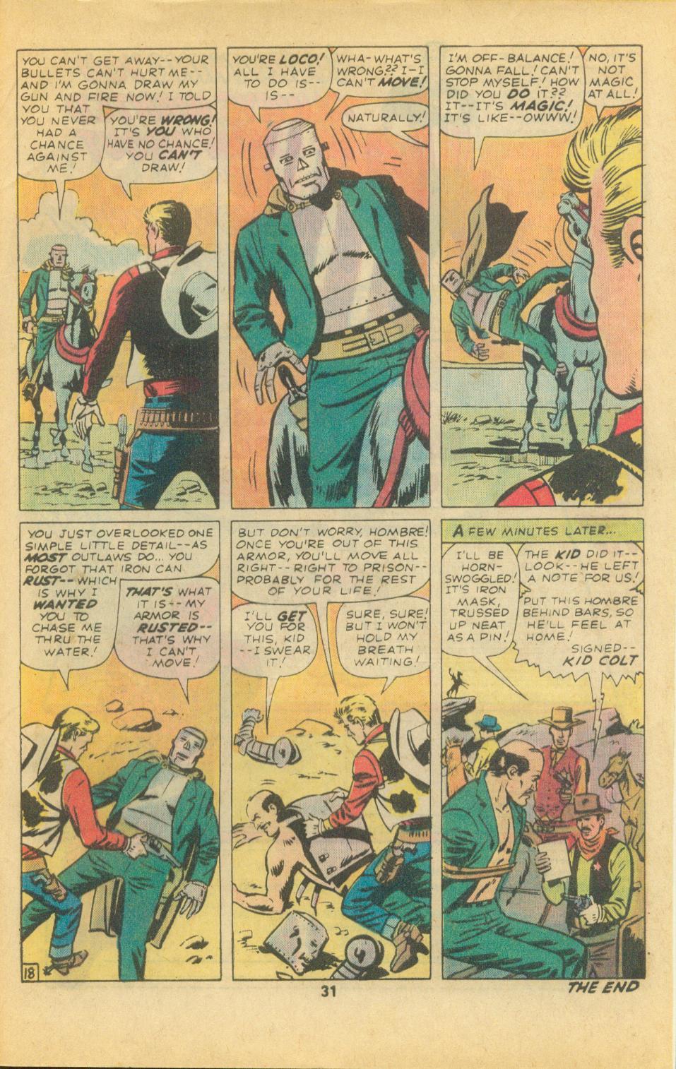 Read online Kid Colt Outlaw comic -  Issue #212 - 33