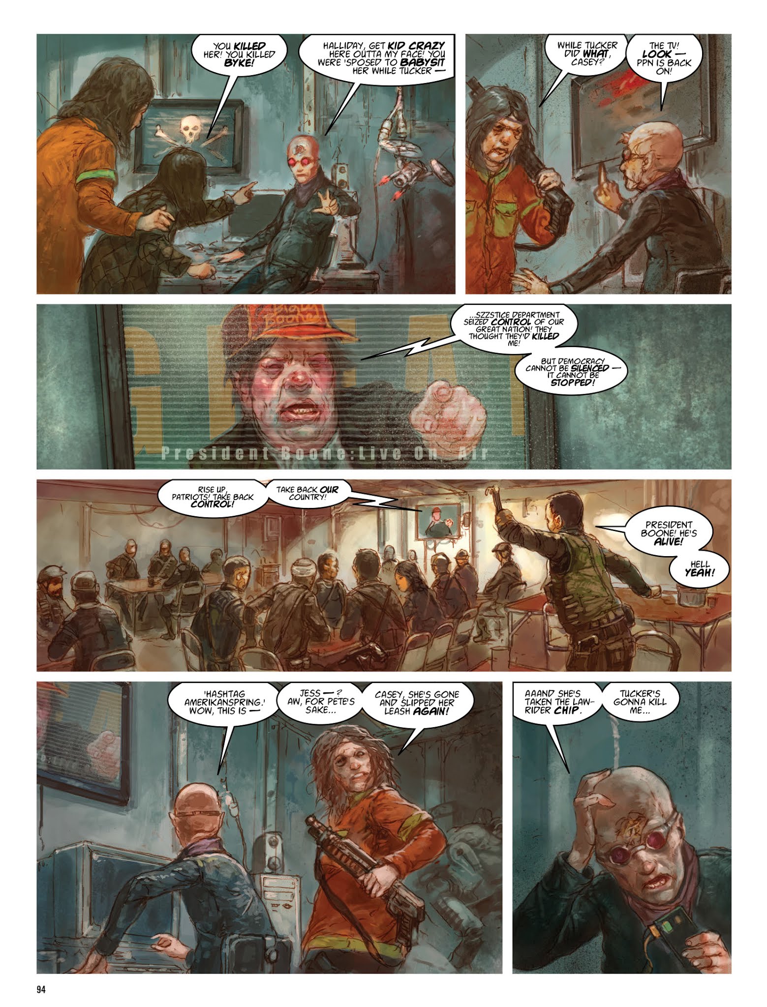 Read online The Dark Judges: The Fall of Deadworld comic -  Issue # TPB - 95