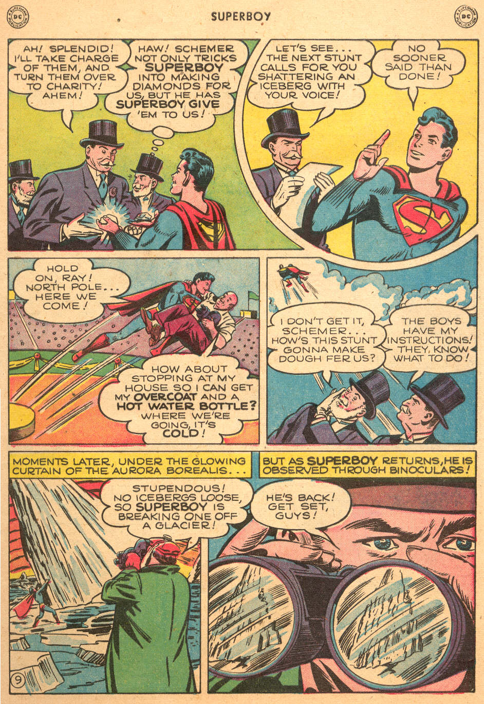 Read online Superboy (1949) comic -  Issue #2 - 10