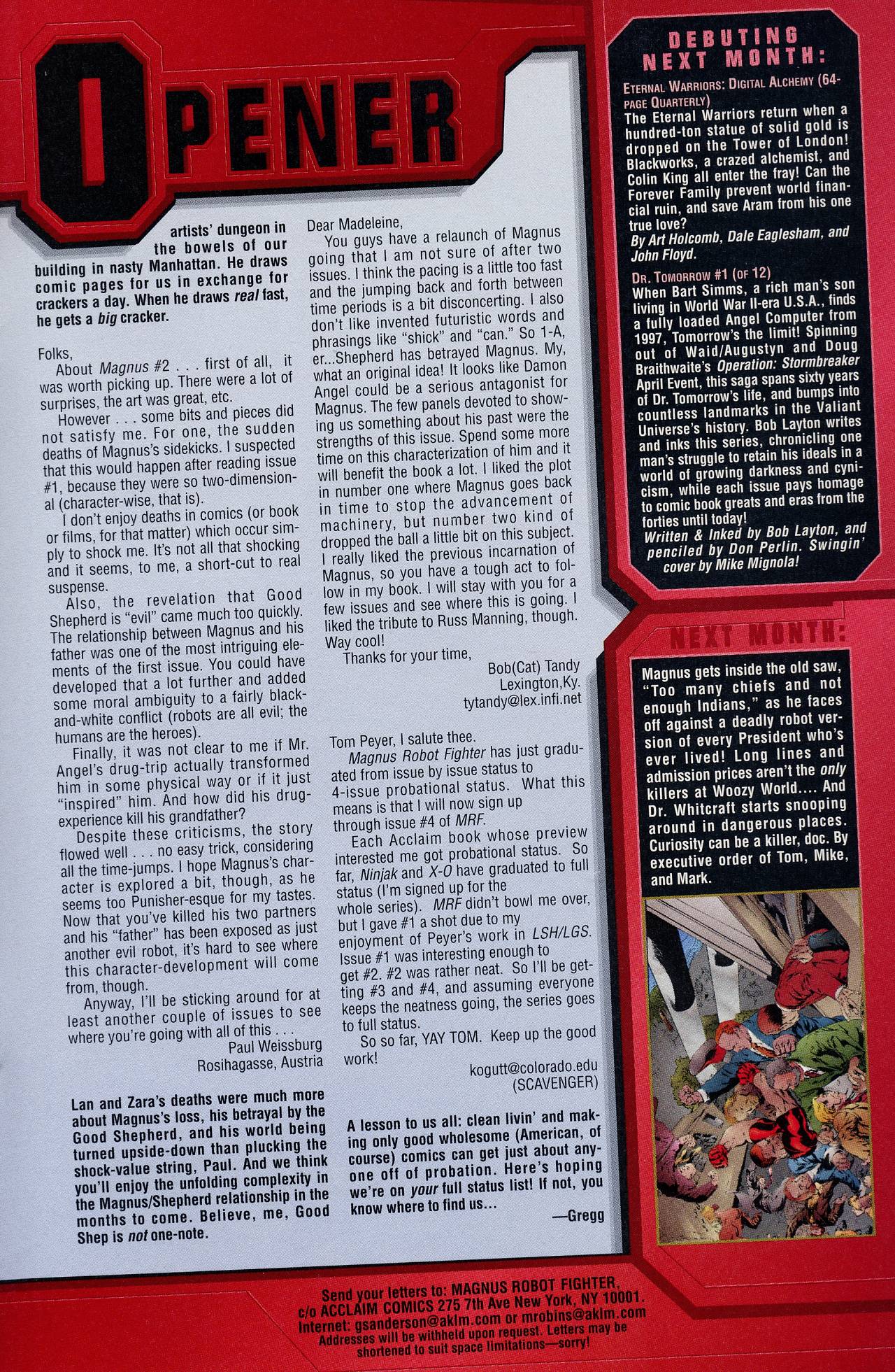 Read online Magnus Robot Fighter (1997) comic -  Issue #4 - 24